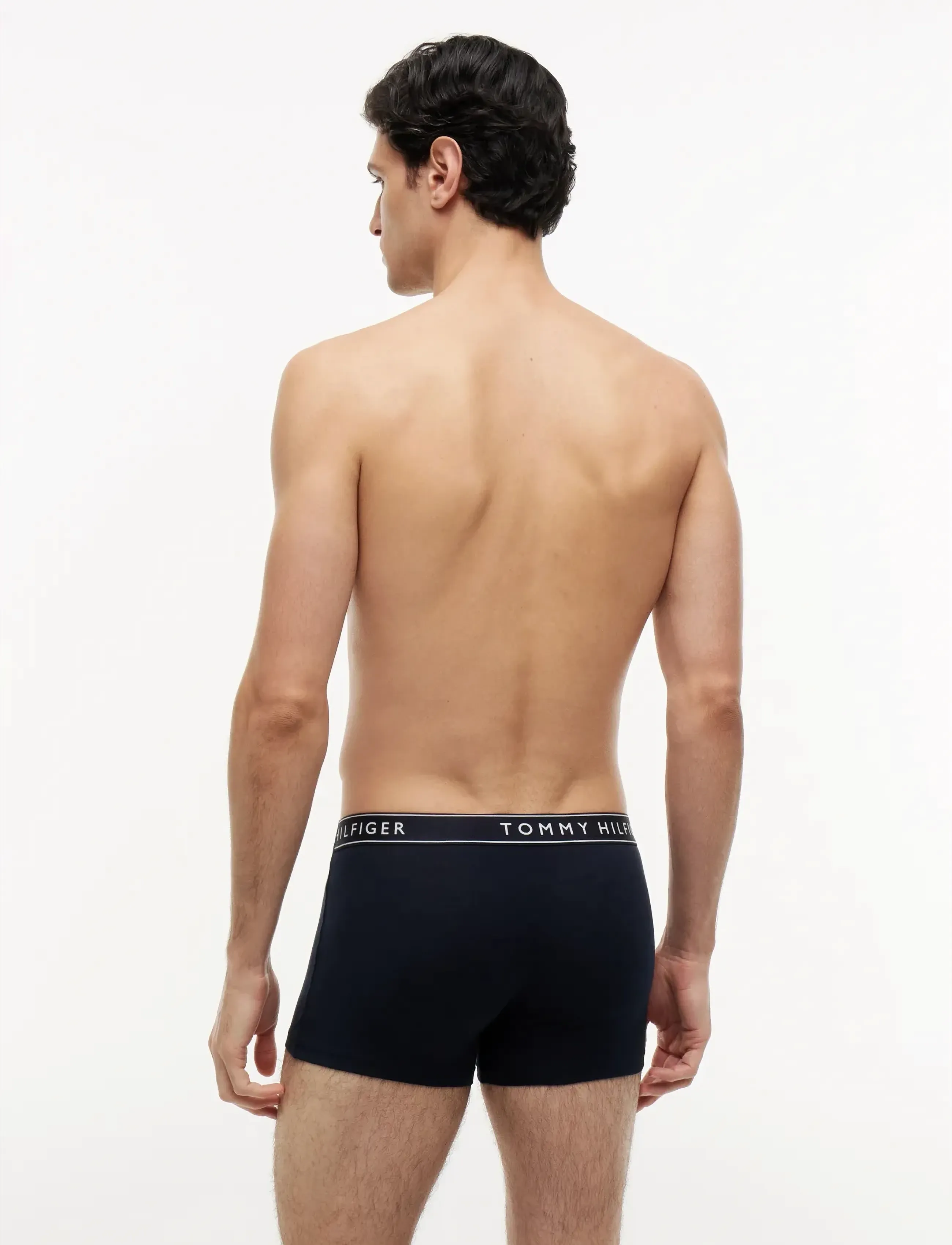 Tommy Hilfiger - 3-Pack Cotton Trunk - multipack underpants - navy blue navy blue navy blue - 4
