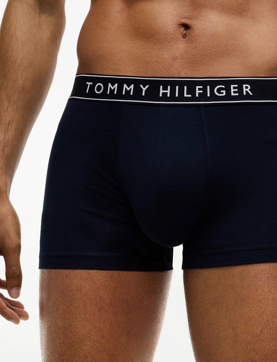 Tommy Hilfiger - 3P TRUNK - multipack underbukser - navy blue opul blue brisk blue - 3