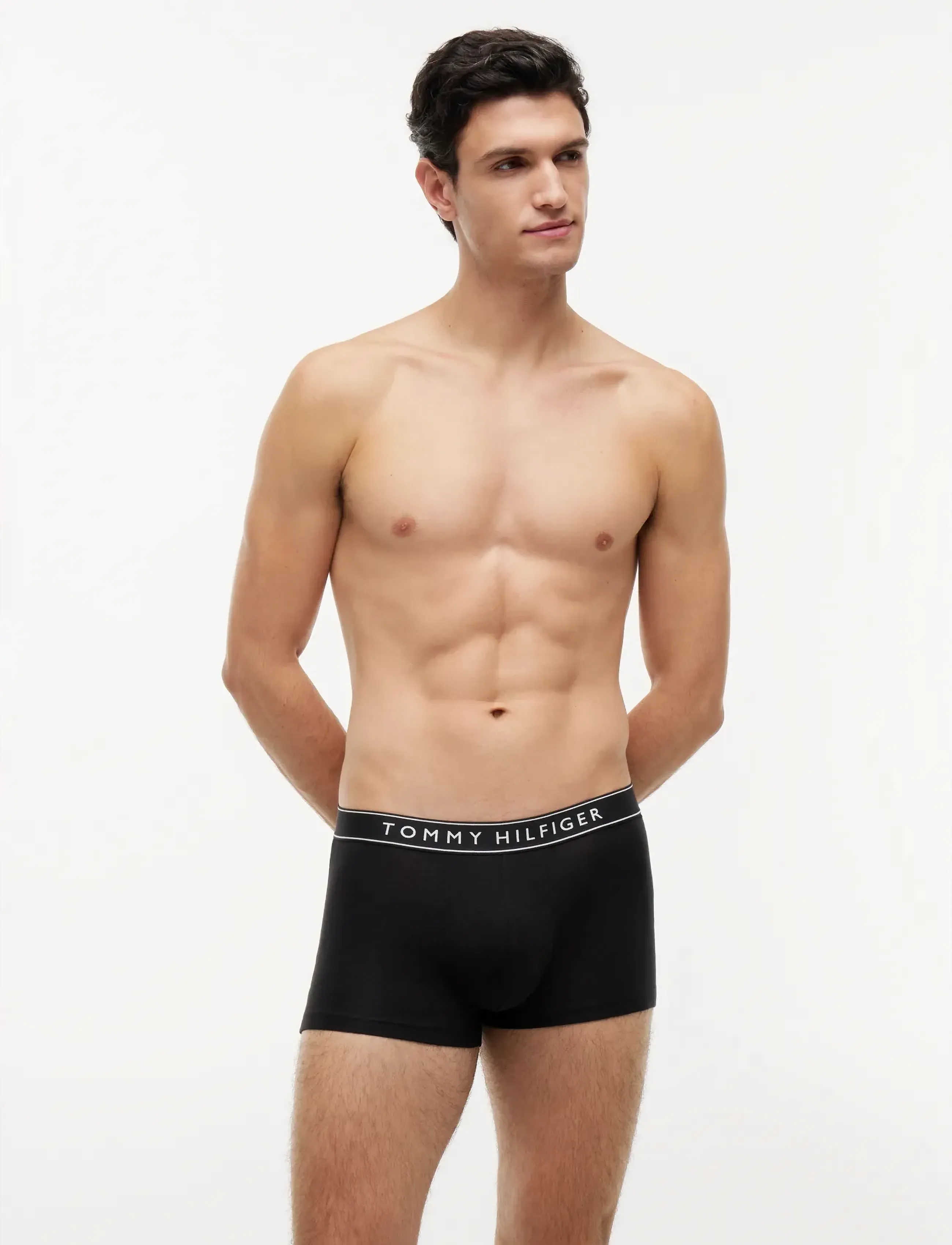 Tommy Hilfiger 3-Pack Cotton Trunk - Underwear - BLACK BLACK BLACK / black