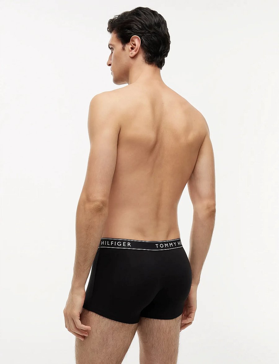 Tommy Hilfiger - 3-Pack Cotton Trunk - multipack kalsonger - black black black - 4