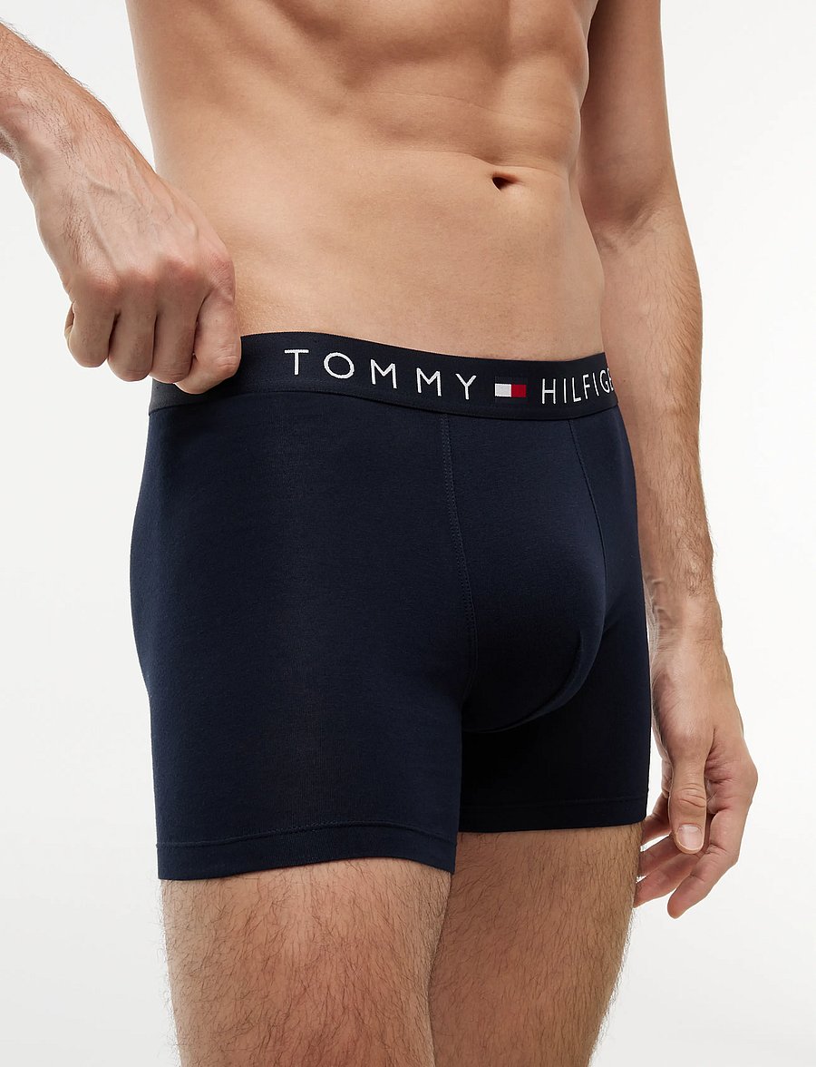 Tommy Hilfiger - 3-Pack Cotton Boxer Brief - navy blue navy blue navy blue - 3