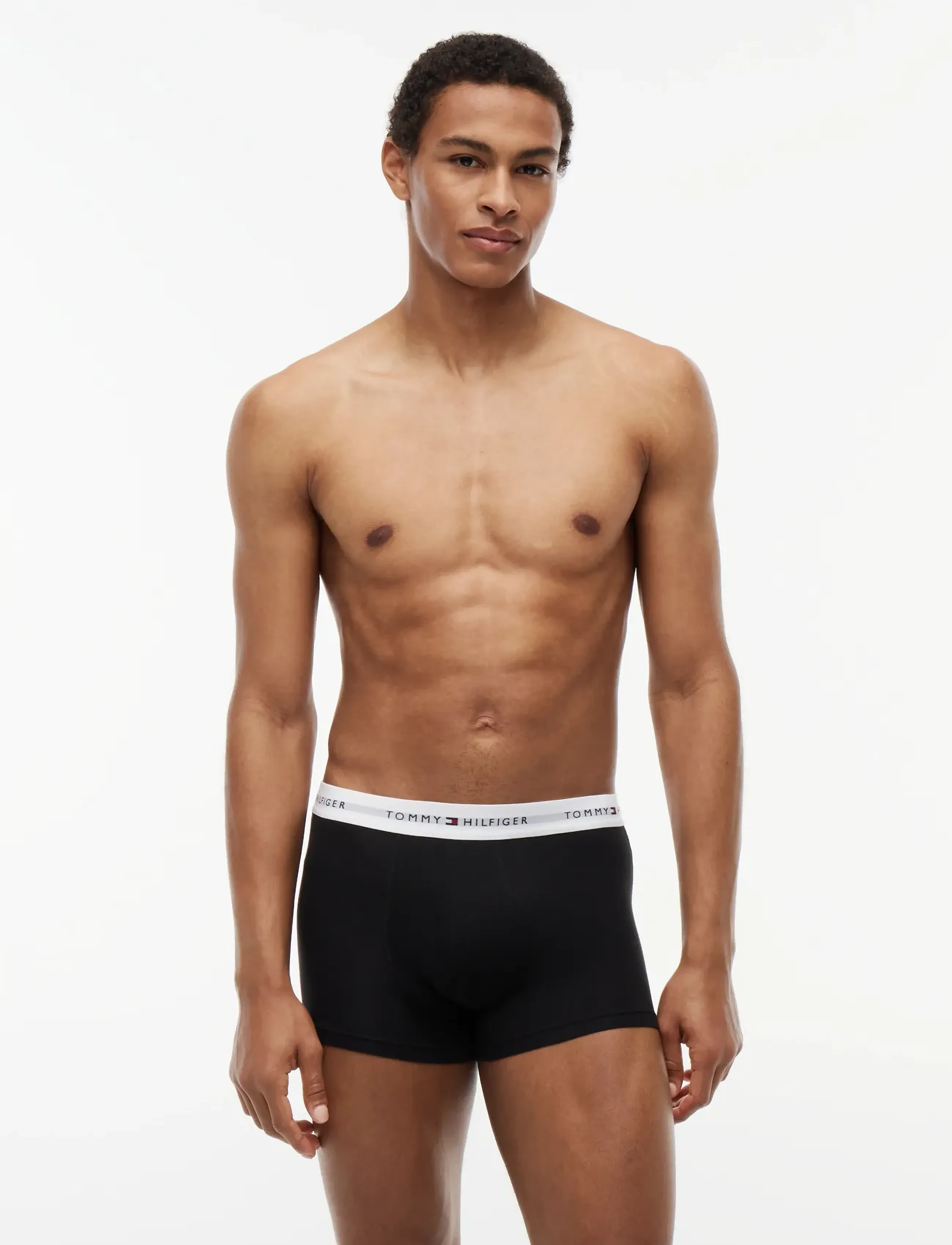Tommy Hilfiger 3P TRUNK - Underwear - GREY HEATHER BLACK WHITE / multi
