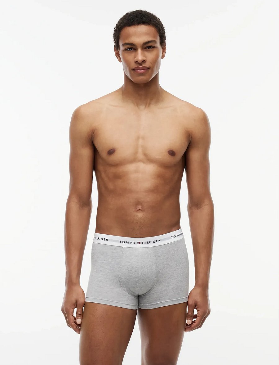 Tommy Hilfiger - 3P TRUNK - multipakk aluspüksid - grey heather black white - 5