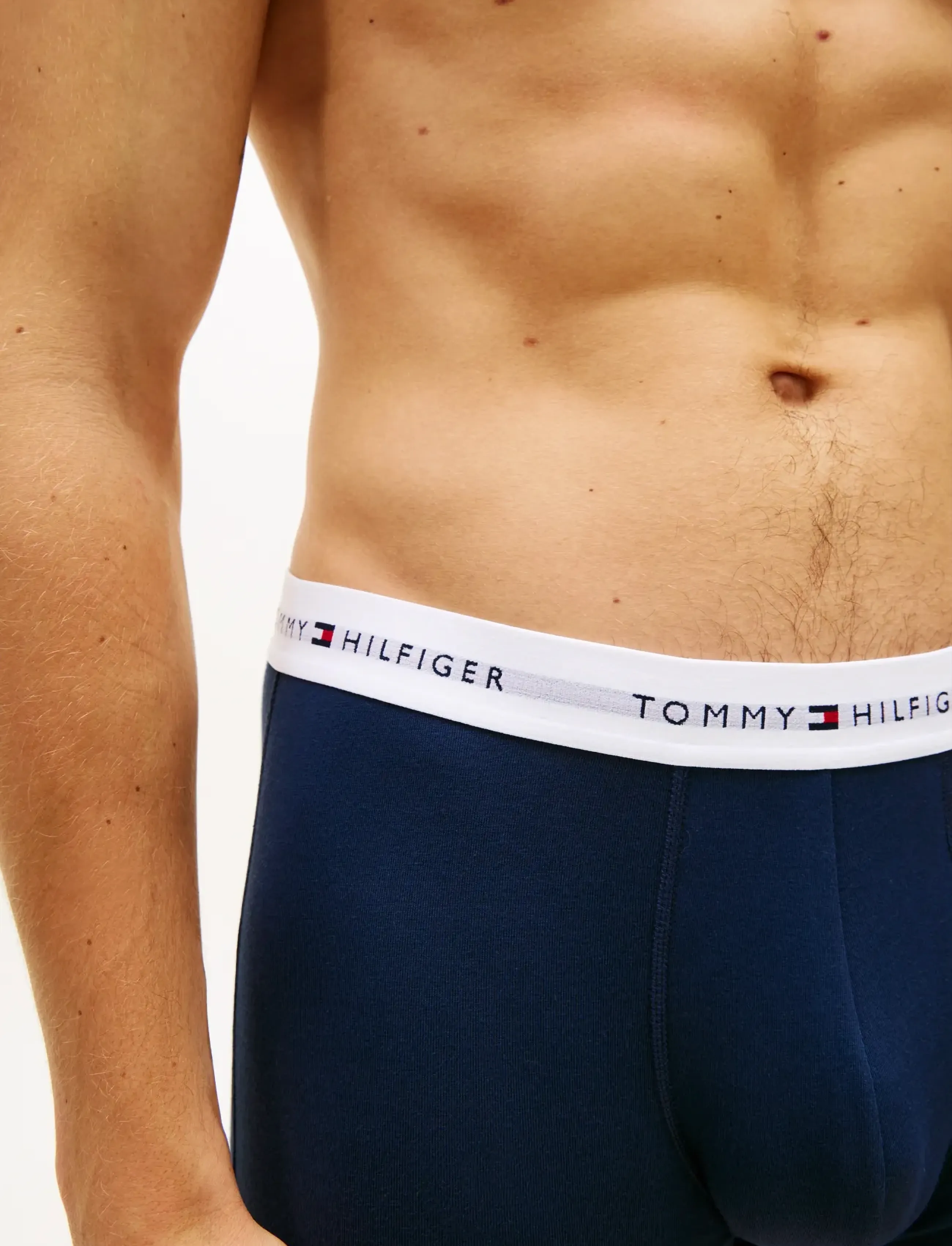 Tommy Hilfiger - 3P TRUNK - majtki w wielopaku - arm grn wdg blu ptch blu - 3