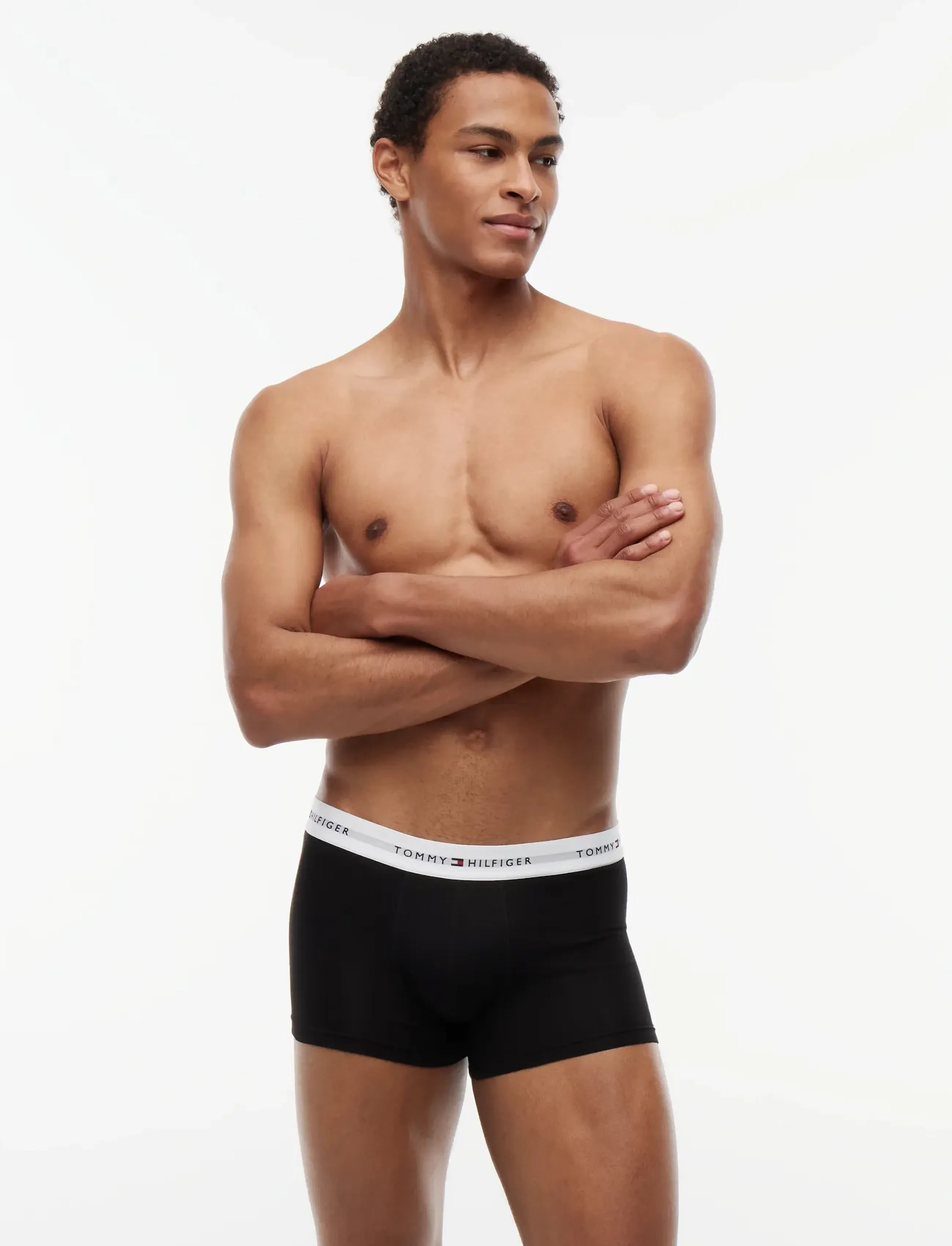 Tommy Hilfiger - 3P TRUNK WB - apakšveļas multipaka - grey heather black white - 5