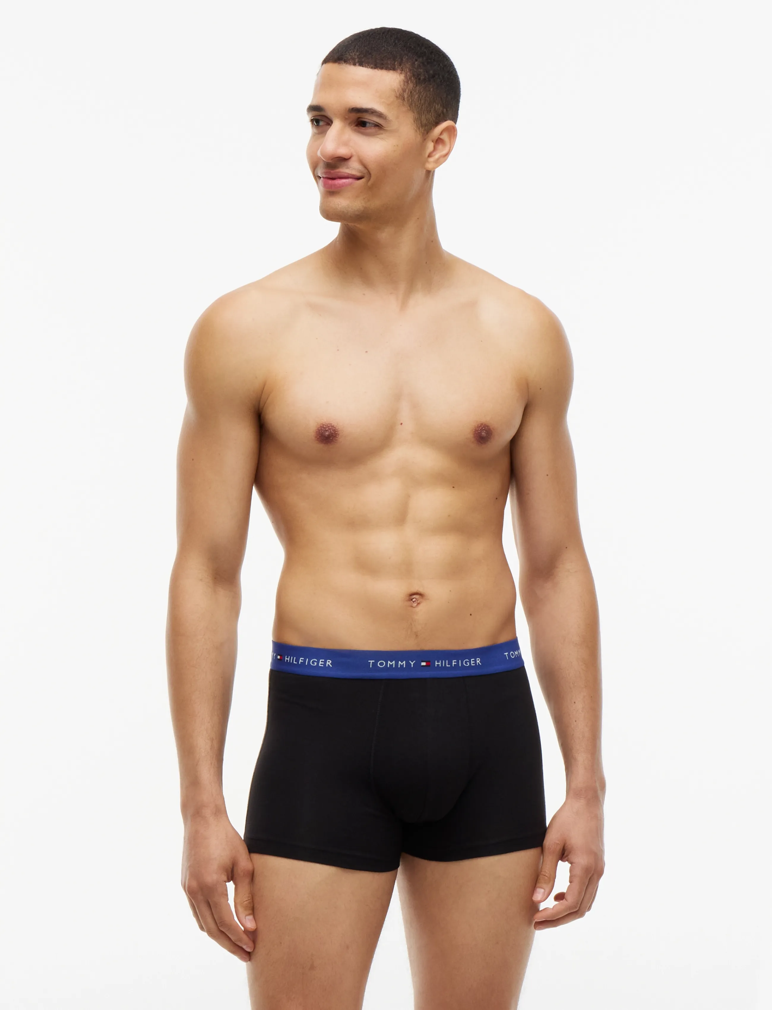 Tommy Hilfiger 3P TRUNK WB - Unterhosen - B  OPULENT BLUE BURG ANCIENT BLUE / black