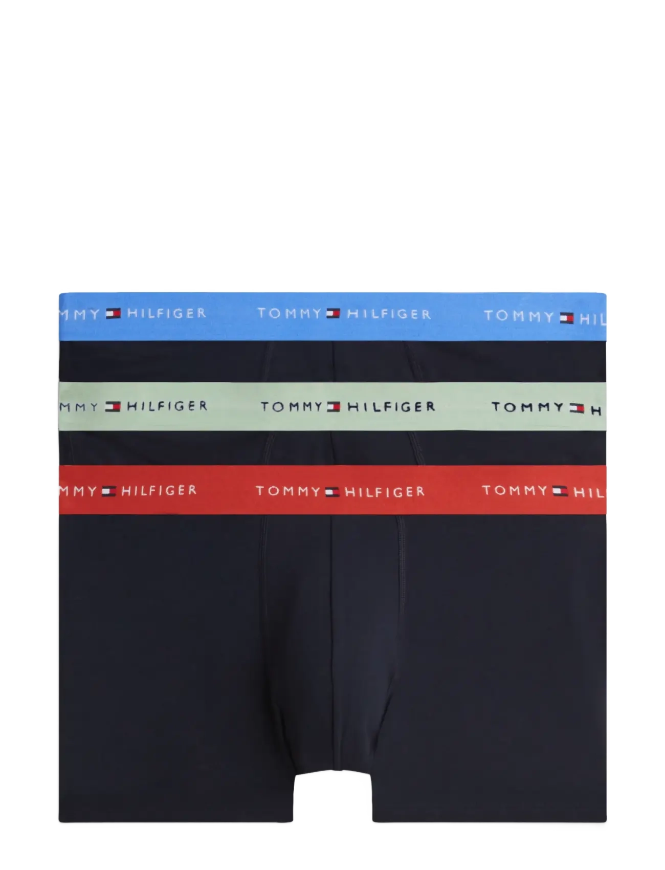 Tommy Hilfiger 3P TRUNK WB - Bokserid - NB  BLUE SPELL TERRA RED MINTY GREY / navy