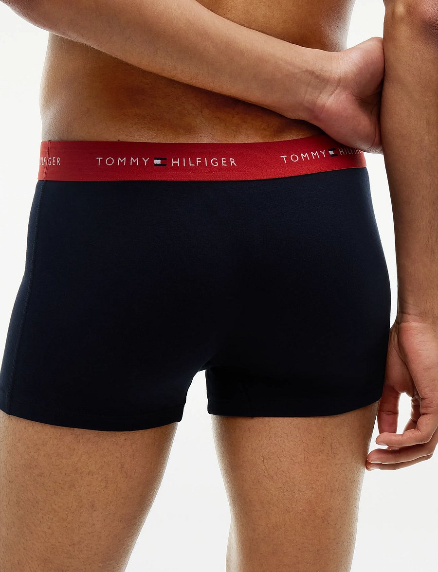 Tommy Hilfiger - 3P TRUNK WB - multipakk aluspüksid - nb blue spell terra red minty grey - 3