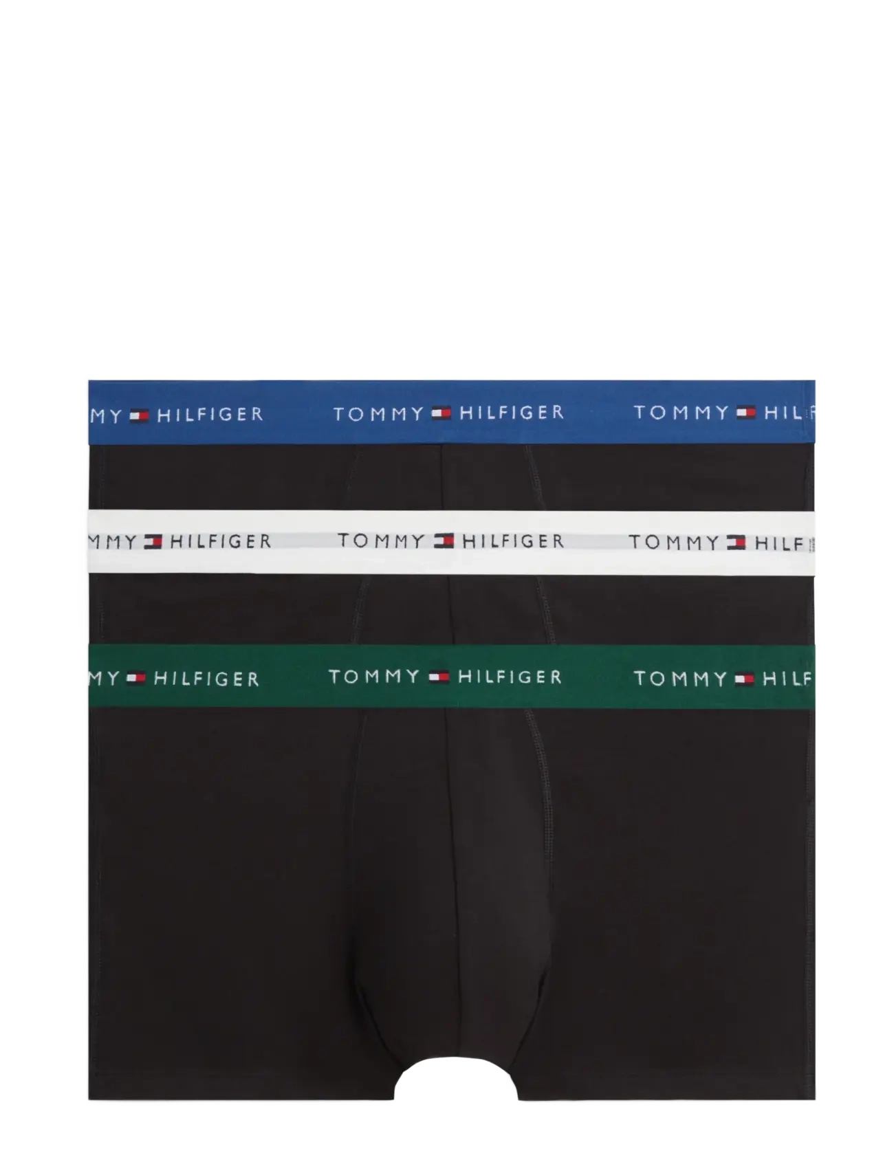 Tommy Hilfiger - 3P TRUNK WB - unterhosen im multipack - nb opu blu orna green ivory silk - 0