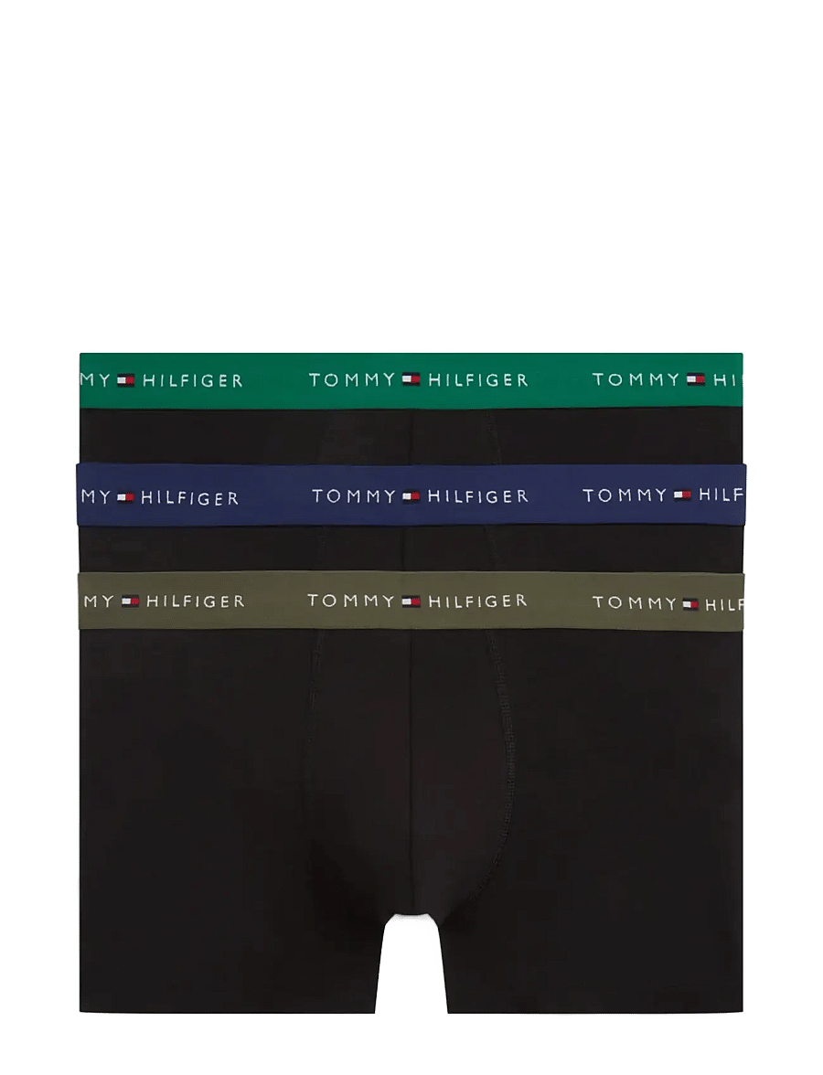 Tommy Hilfiger - 3P TRUNK WB - multipack underpants - arm grn prp nvy nov grn - 1