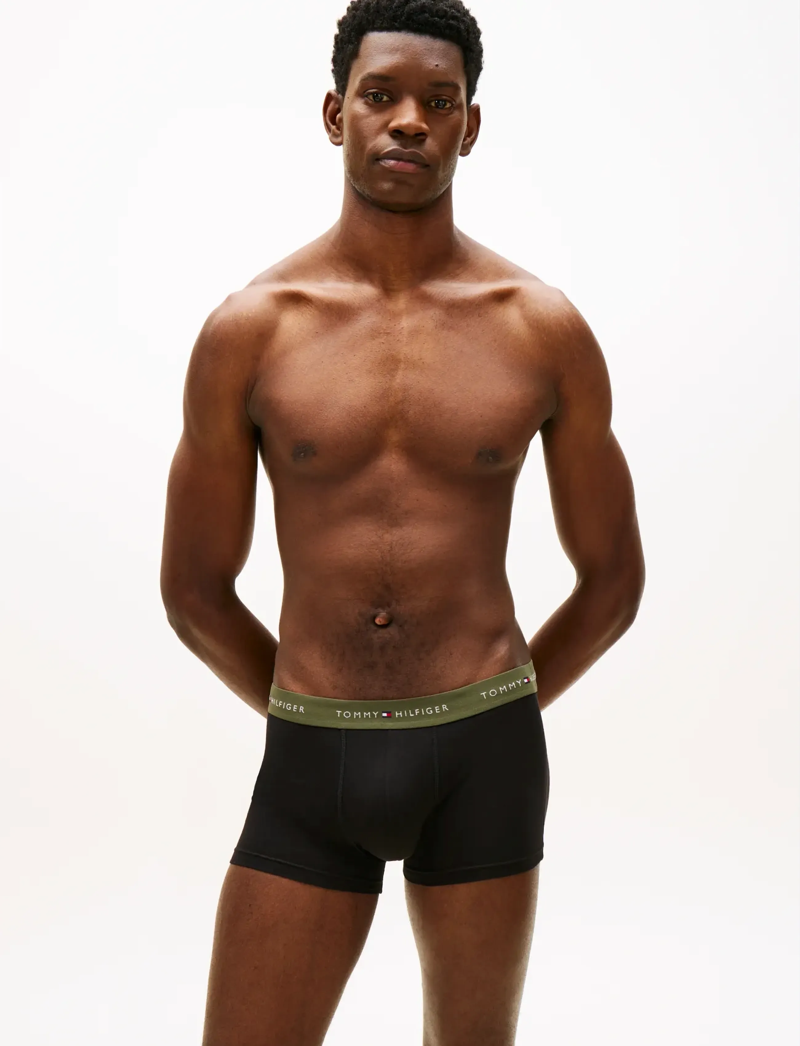 Tommy Hilfiger 3P TRUNK WB - Underwear - ARM GRN PRP NVY NOV GRN / black