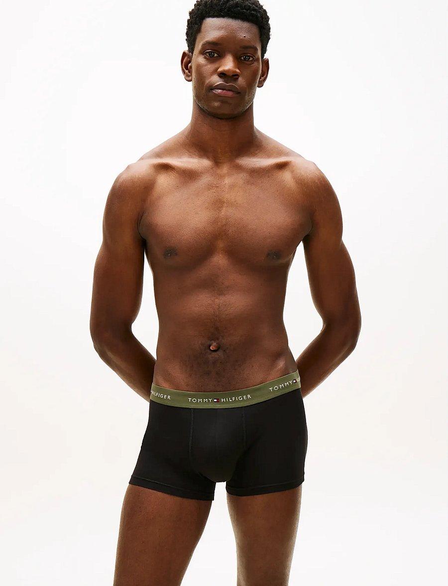 Tommy Hilfiger - 3P TRUNK WB - multipack underpants - arm grn prp nvy nov grn - 0