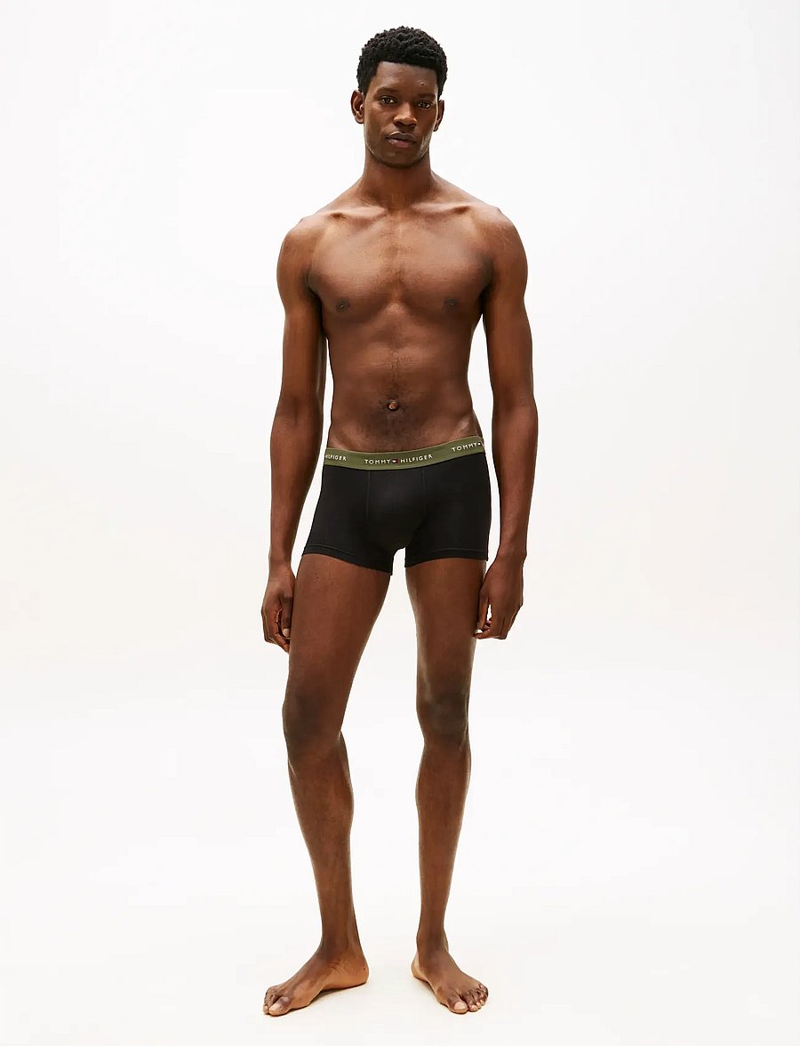 Tommy Hilfiger - 3P TRUNK WB - multipack underpants - arm grn prp nvy nov grn - 2
