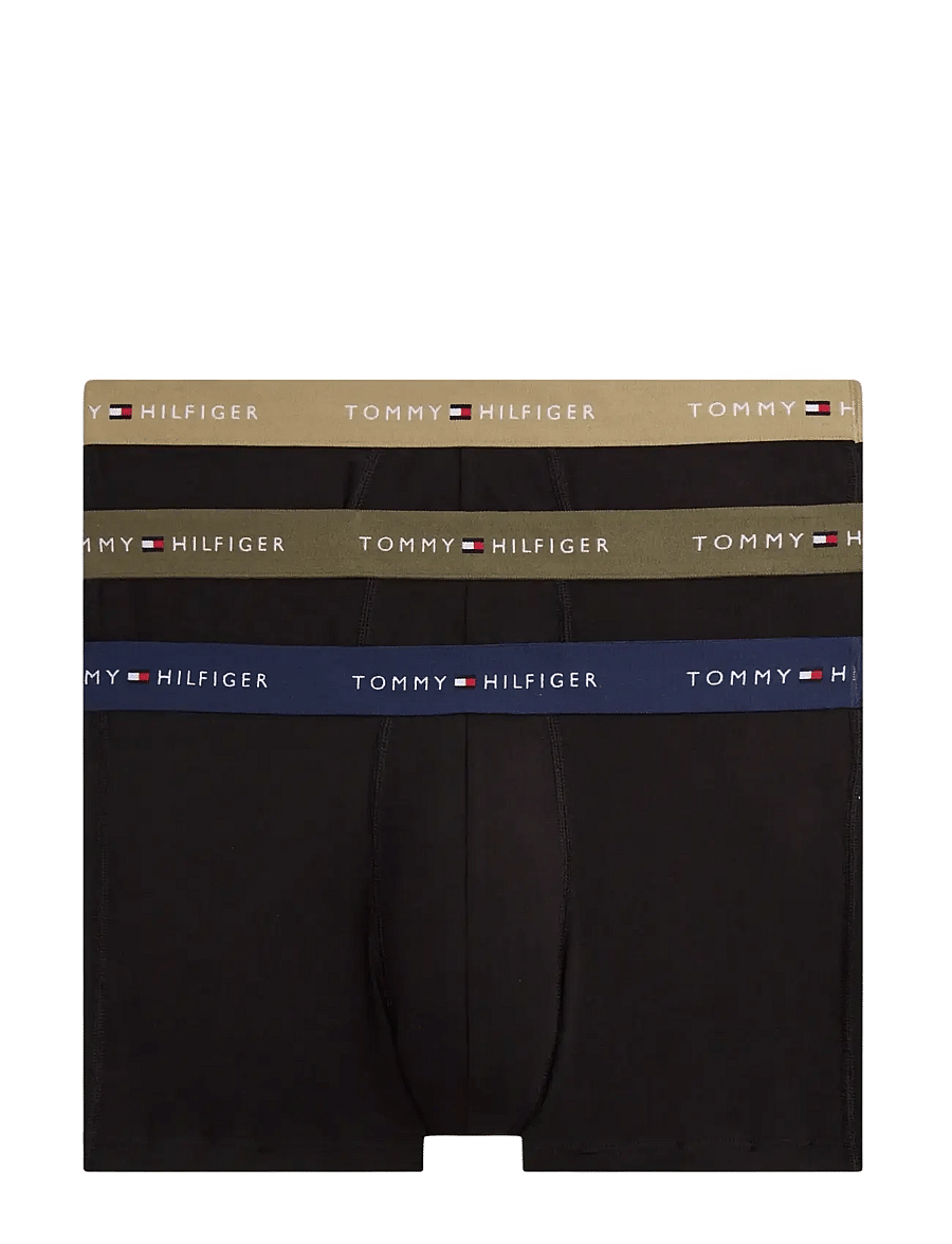 Tommy Hilfiger - 3P TRUNK WB - unterhosen im multipack - arm grn wdg blu ptch blu - 1