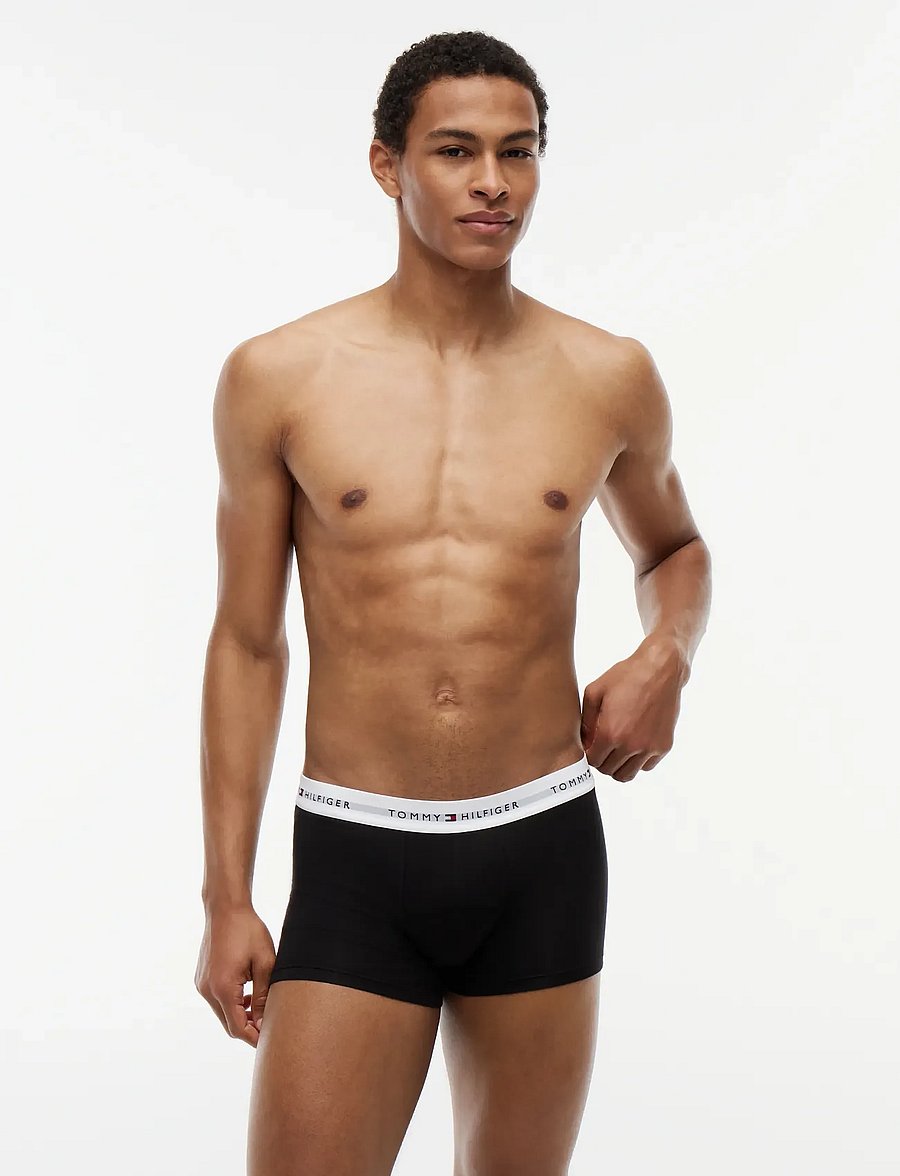 Tommy Hilfiger - 3P TRUNK WB - unterhosen im multipack - black black black - 0