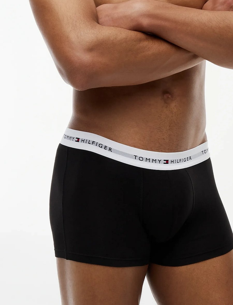 Tommy Hilfiger - 3P TRUNK WB - unterhosen im multipack - black black black - 3