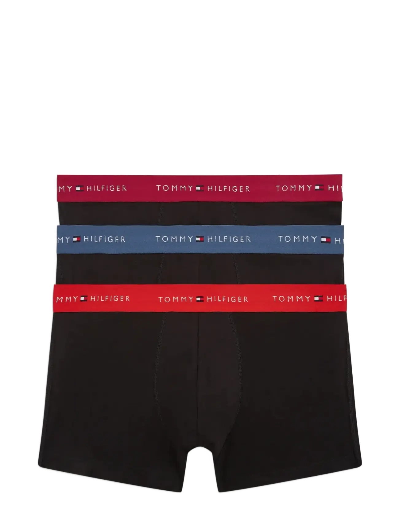 Tommy Hilfiger 3P TRUNK WB - Unterwäsche - FRE RD AE SEA RAS JU / black
