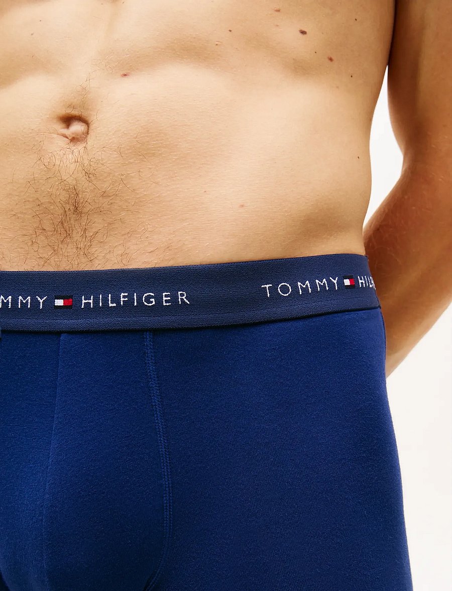 Tommy Hilfiger - 3P TRUNK WB - unterhosen im multipack - ptch blu arc aqu des - 5