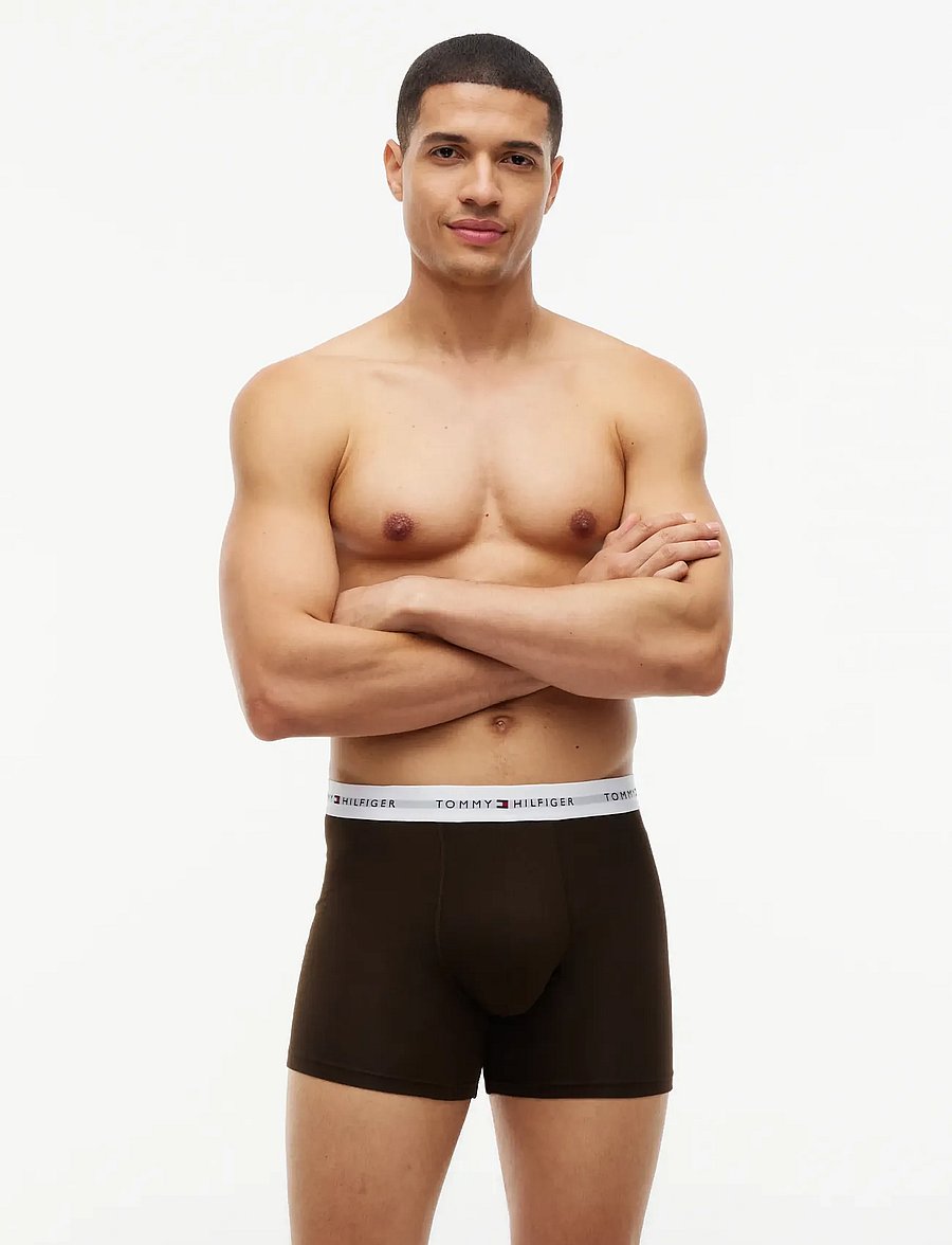 Tommy Hilfiger - 3P BOXER BRIEF - unterhosen im multipack - utility olive dark coffee desert - 0