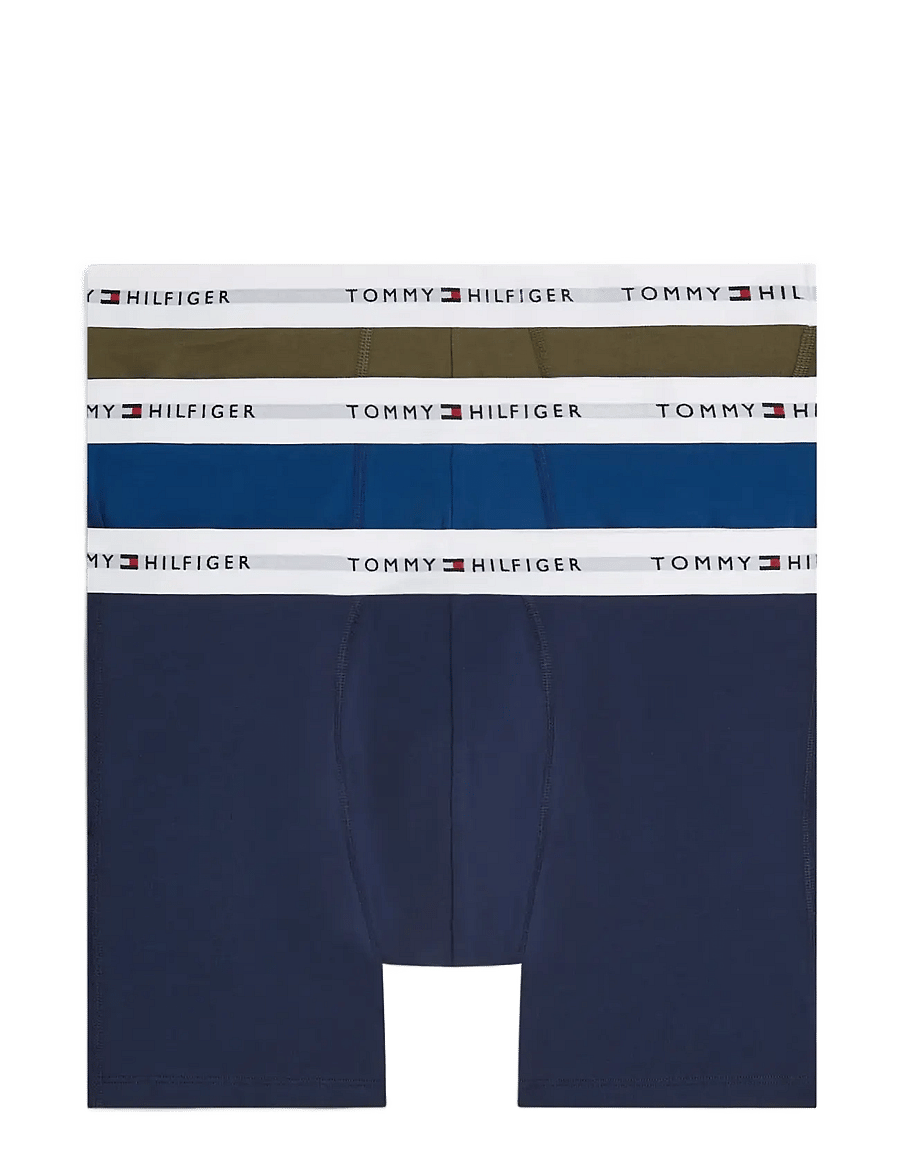Tommy Hilfiger - 3P BOXER BRIEF - multipakk aluspüksid - arm grn wdg blu ptch blu - 1