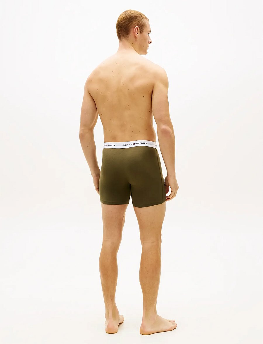 Tommy Hilfiger - 3P BOXER BRIEF - multipakk aluspüksid - arm grn wdg blu ptch blu - 3