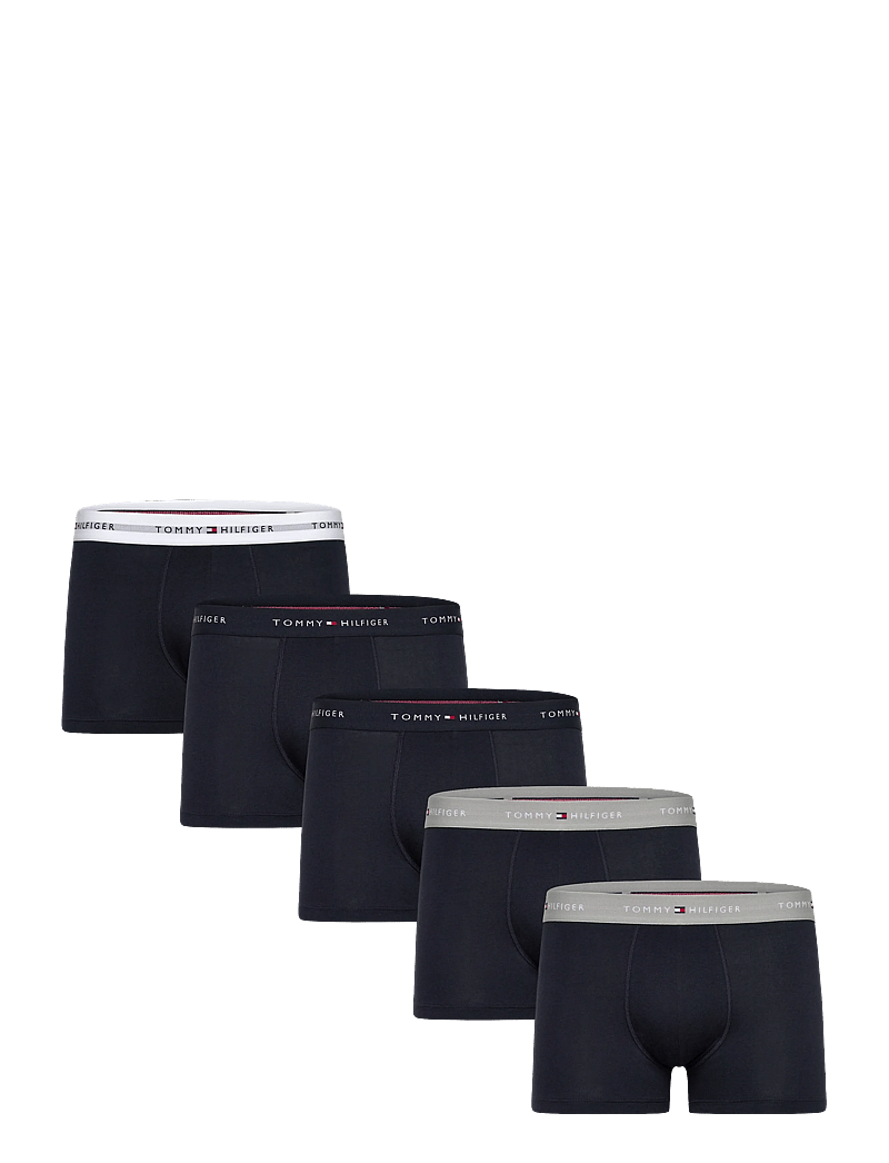 Tommy Hilfiger - 5P TRUNK WB - unterhosen im multipack - des sky antique silver white - 0