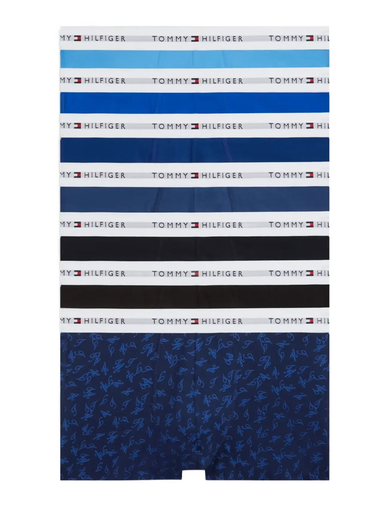 TOMMY HILFIGER 7P Trunk Print Blau - M - Herren