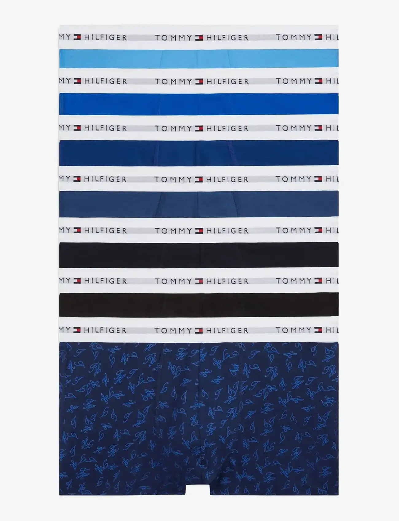 Tommy Hilfiger - 7P TRUNK PRINT - unterhosen im multipack - bk ds sk bl jn ct bl jl cp bl or ge - 1