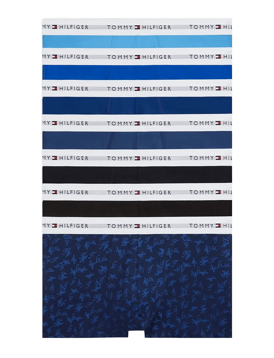 Tommy Hilfiger - 7P TRUNK PRINT - unterhosen im multipack - bk ds sk bl jn ct bl jl cp bl or ge - 1