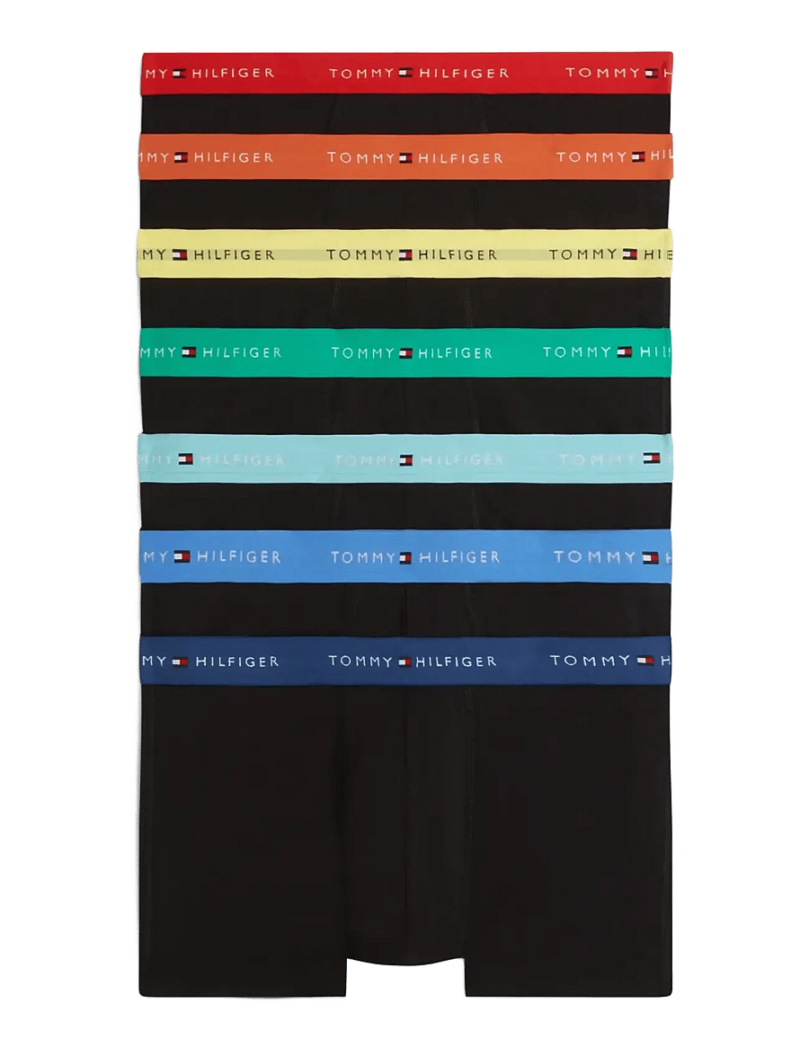 Tommy Hilfiger - 7P TRUNK WB - multipack underpants - bl jn rd lm cd cp bl bn o jd w a a - 1