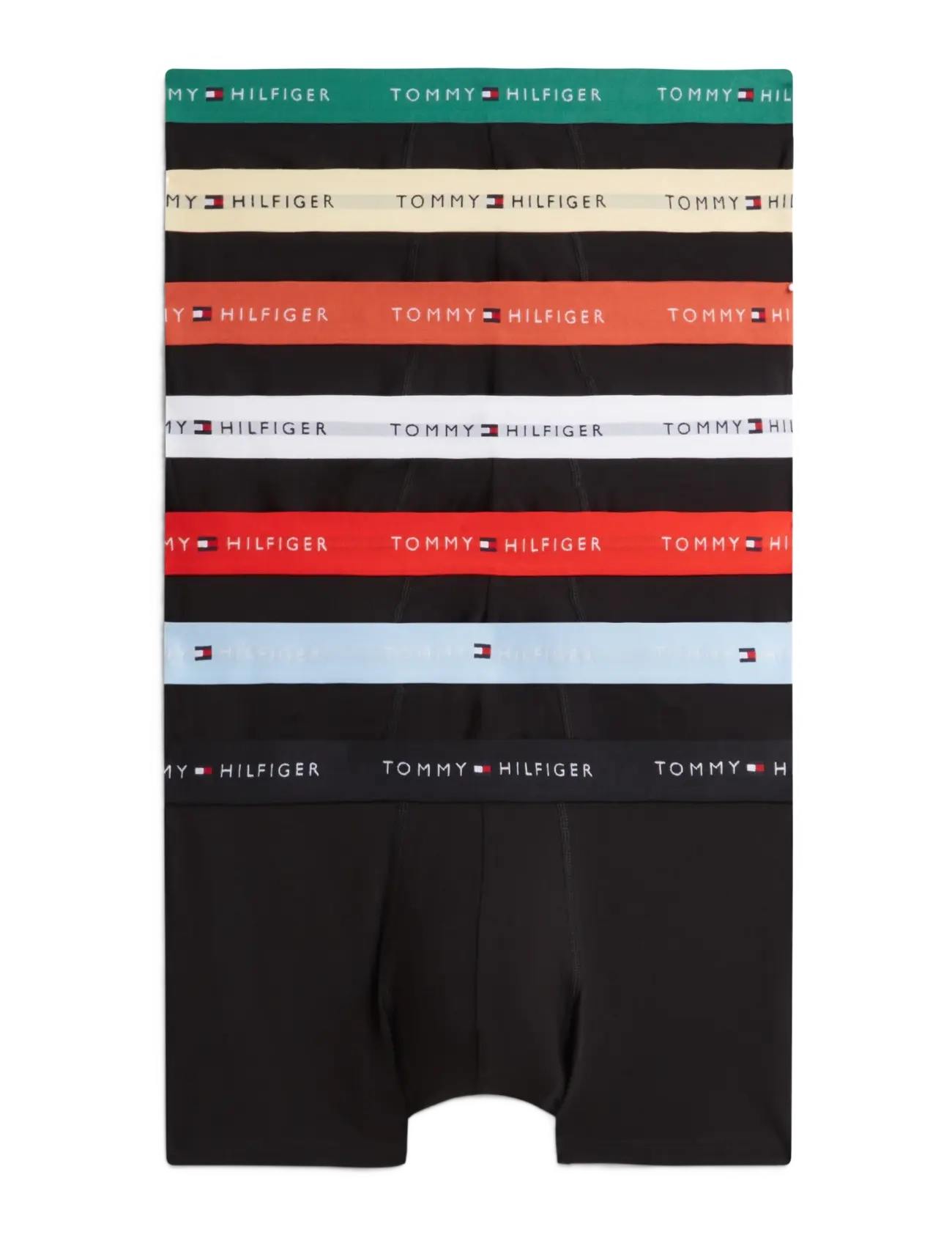 Tommy Hilfiger 7P TRUNK WB - Unterhosen - B  AL GR BK LT D BR V CH BL FR R WT / black