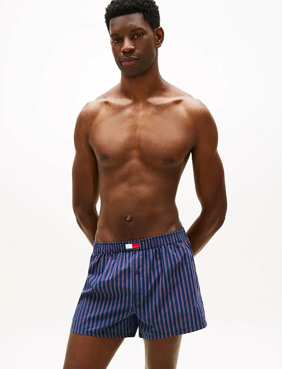 Tommy Hilfiger - 3P WOVEN BOXER PRINT - multipakk aluspüksid - wnd pn chk ras juc rwb stpe - 0