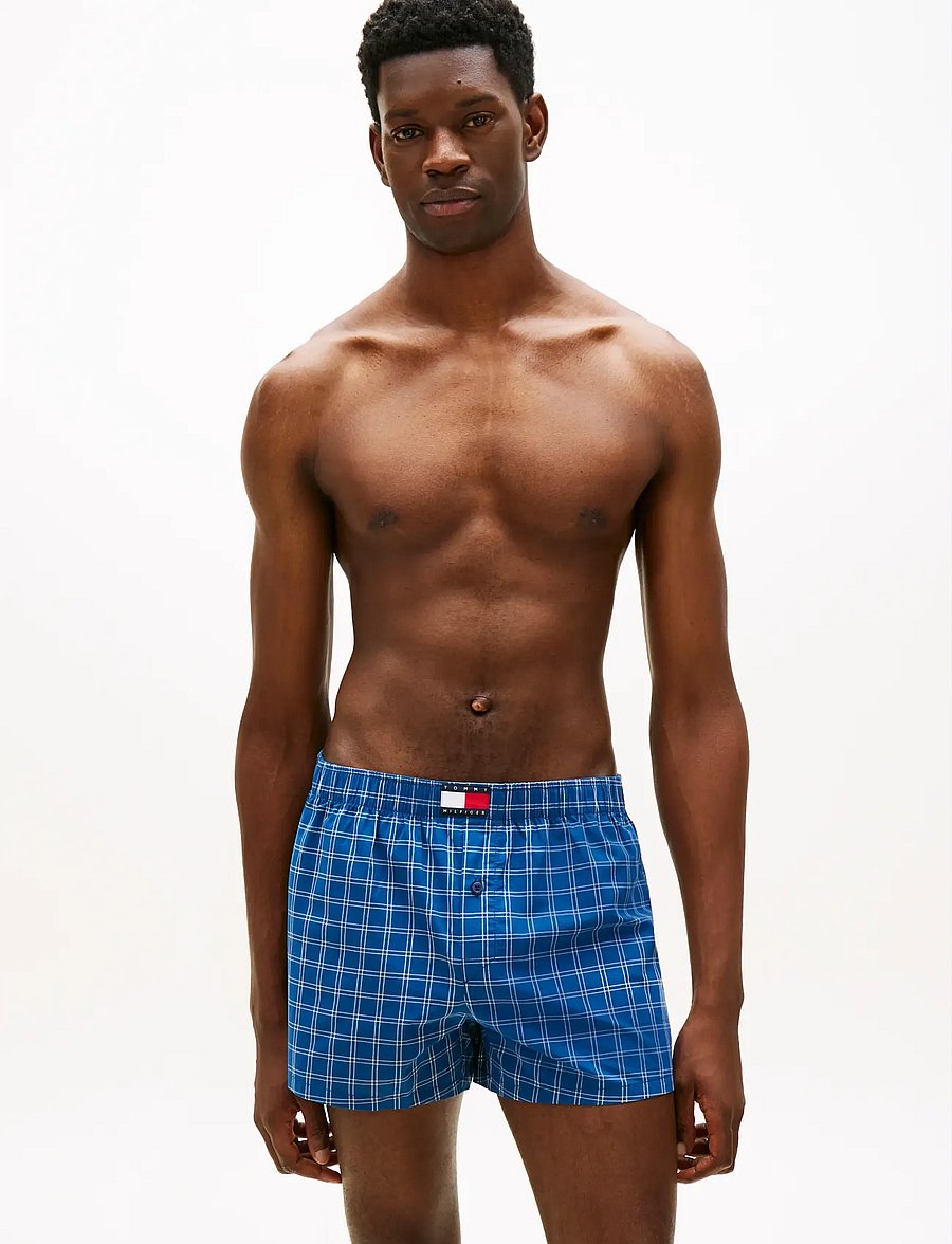 Tommy Hilfiger - 3P WOVEN BOXER PRINT - multipakk aluspüksid - wnd pn chk ras juc rwb stpe - 4