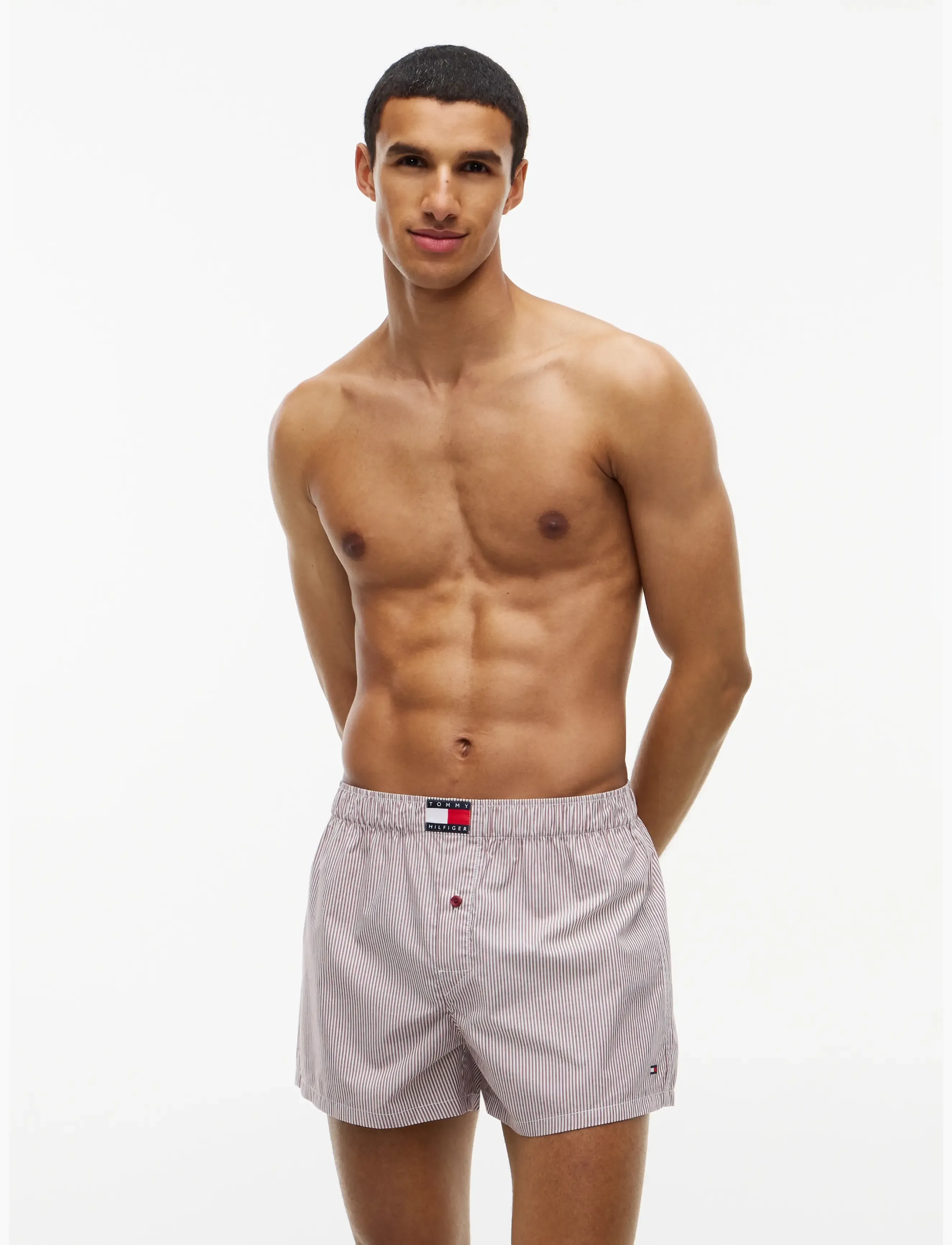 Tommy Hilfiger - 3P WOVEN BOXER PRINT - multipakk aluspüksid - burg opu blue ora strp rouge ithaca - 5