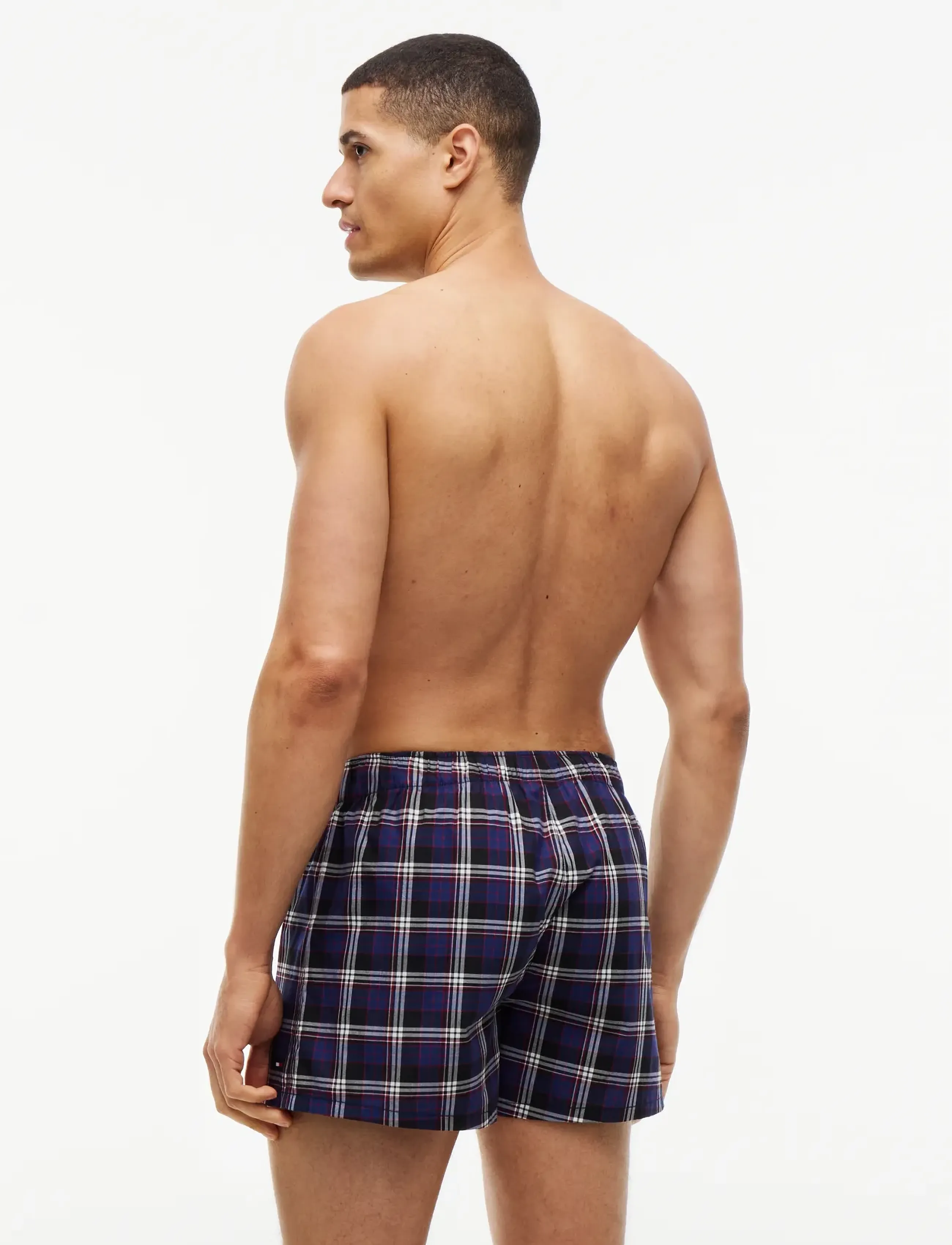 Tommy Hilfiger - 3P WOVEN BOXER PRINT - unterhosen im multipack - nvy gl st pld blu ink rd gl pld cla - 4