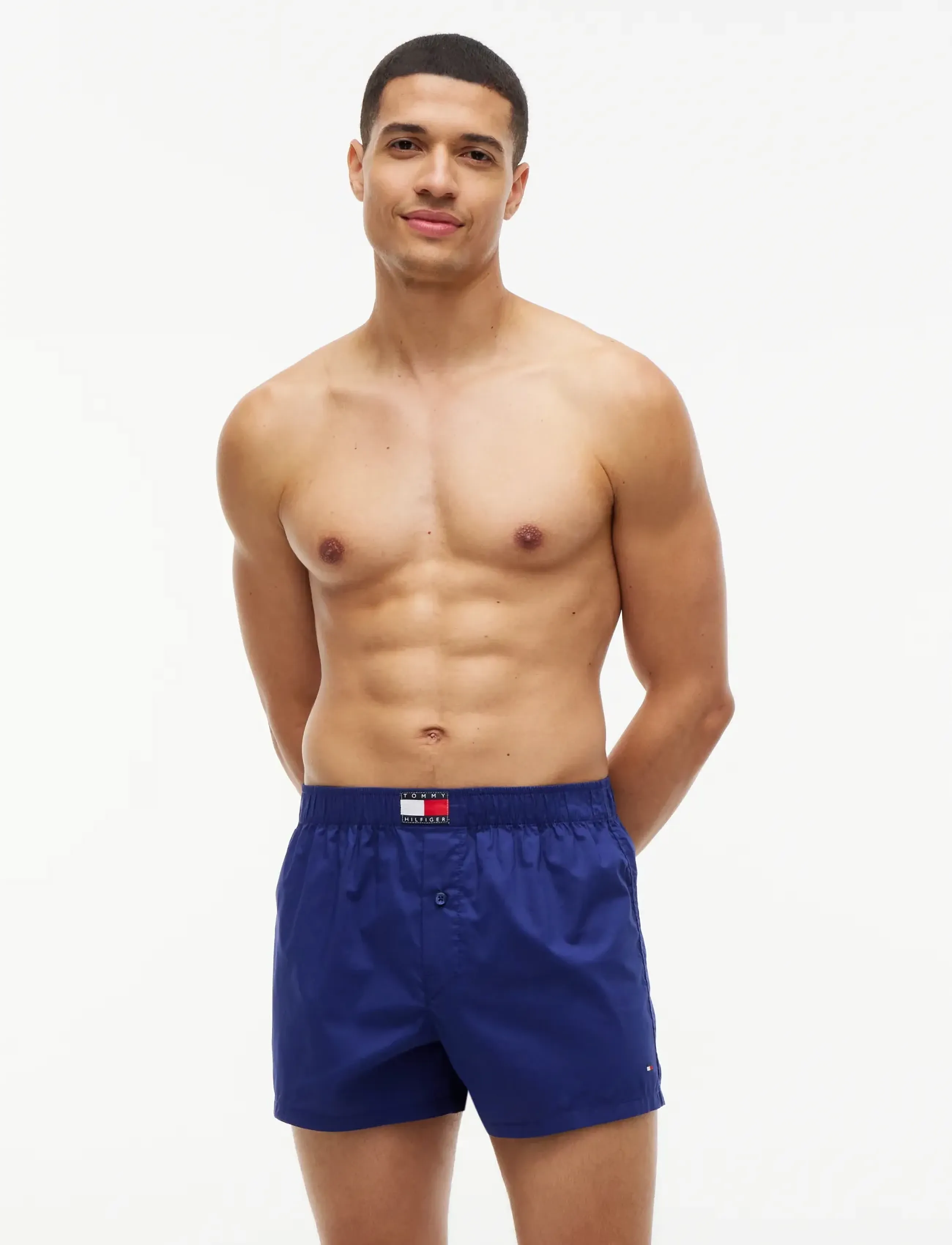 Tommy Hilfiger - 3P WOVEN BOXER PRINT - unterhosen im multipack - nvy gl st pld blu ink rd gl pld cla - 5