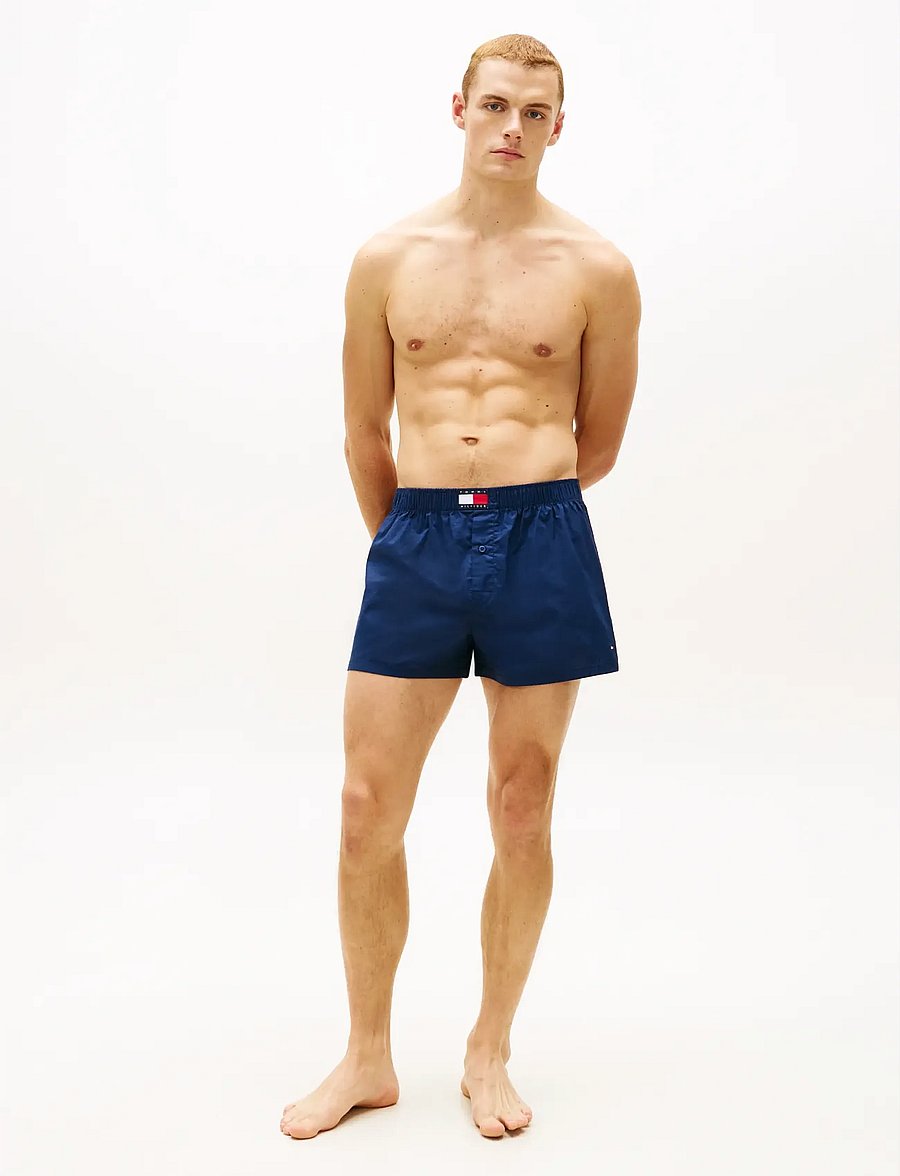 Tommy Hilfiger - 3P WOVEN BOXER PRINT - multipack kalsonger - kp bl str ptch blu th scpt geo - 2