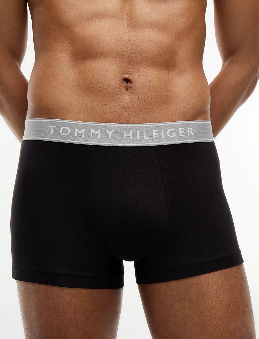 Tommy Hilfiger - 5P TRUNK WB - multipakk aluspüksid - b sky bl med rd op bl blk anti slv - 3