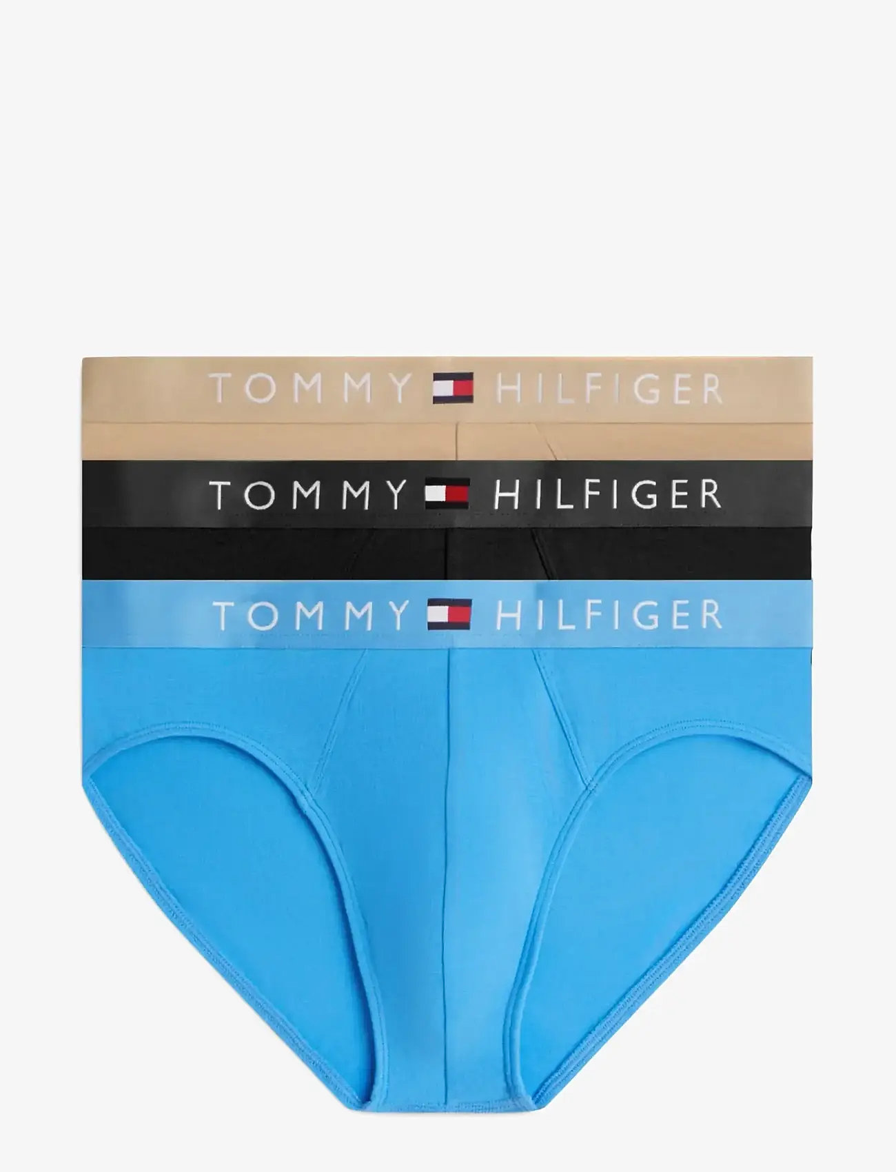 Tommy Hilfiger - 3P BRIEF - multipack underbukser - blk desert cop blu - 1