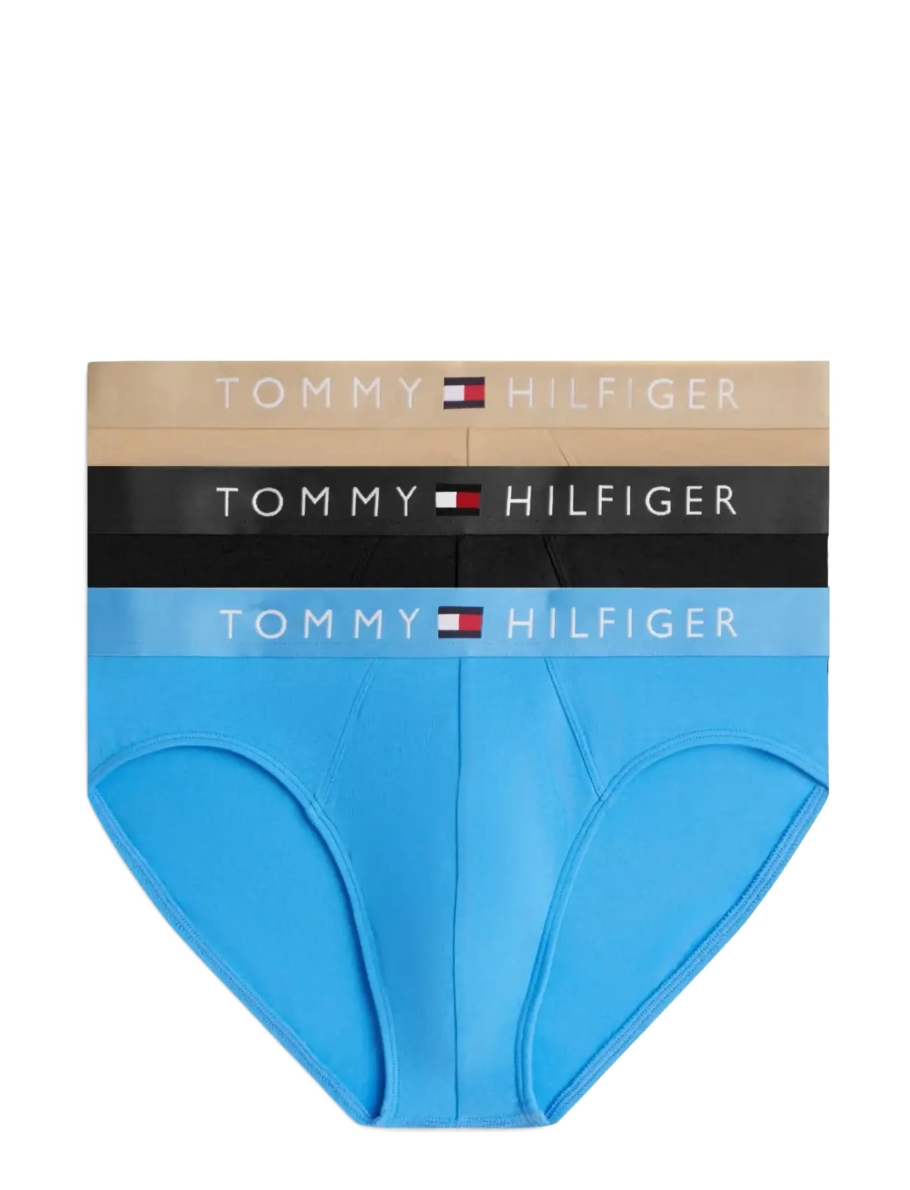 Tommy Hilfiger 3P BRIEF - Underwear - BLK DESERT COP BLU / multi