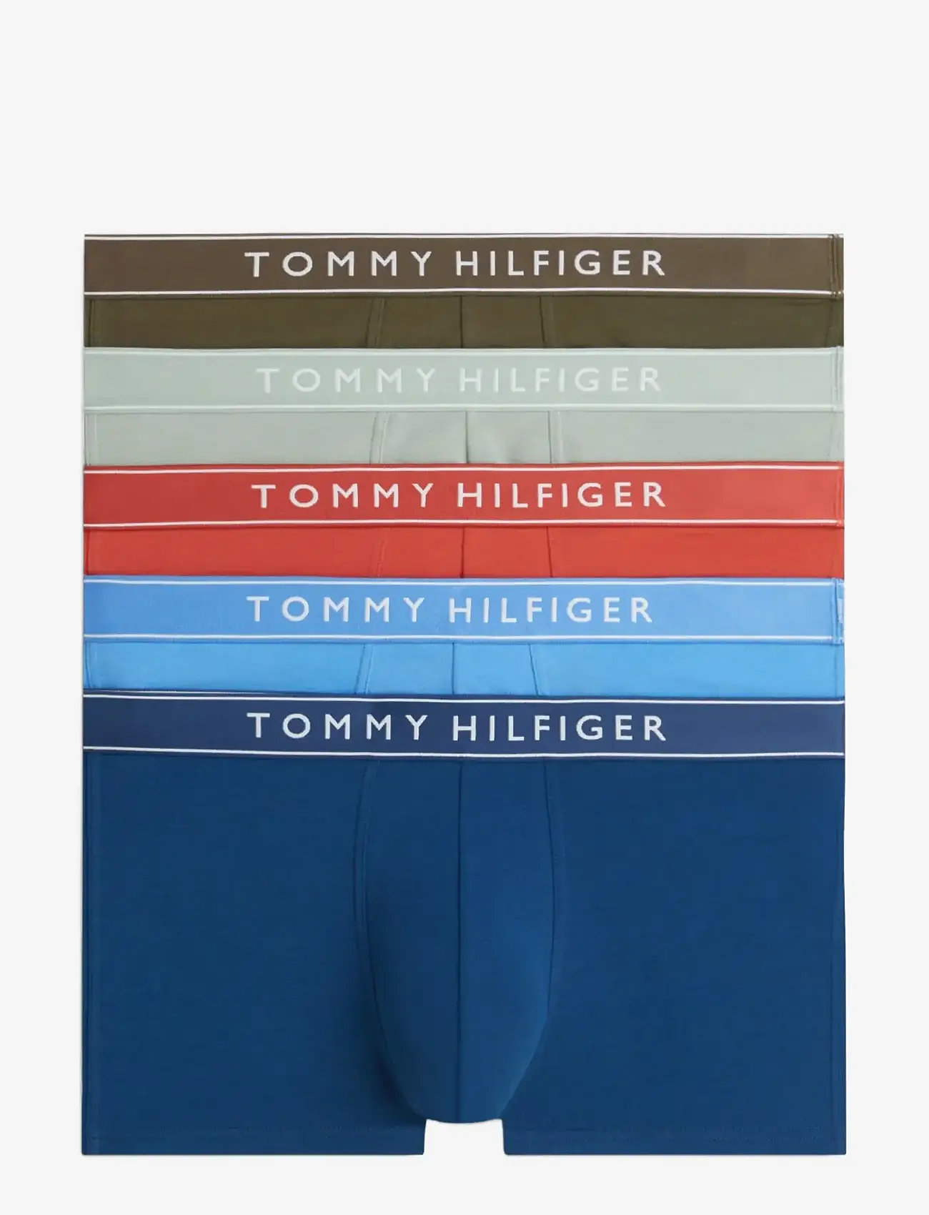 Tommy Hilfiger - 5P TRUNK - multipack underbukser - mt gry arm grn blu spl tr rd blu jn - 1