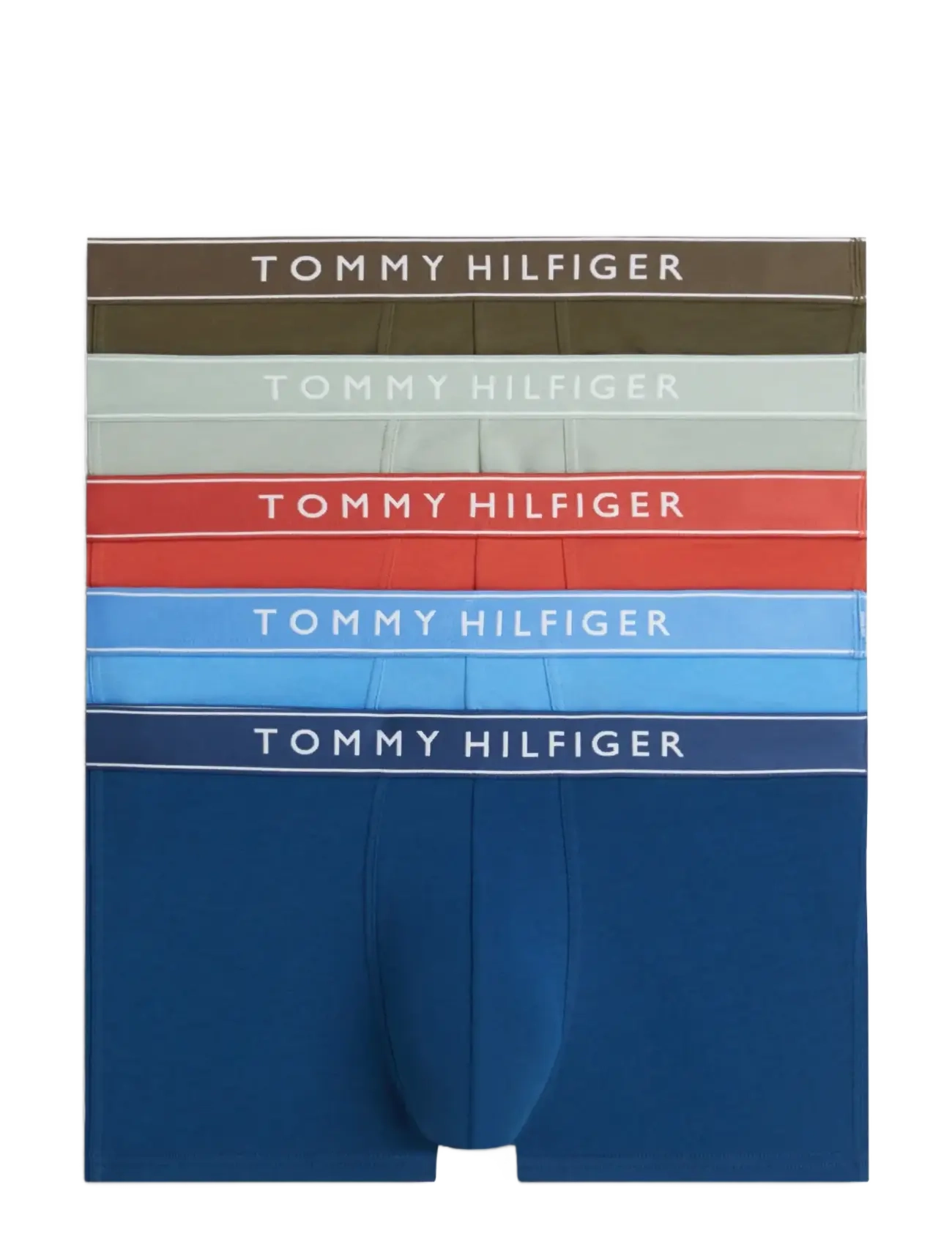 Tommy Hilfiger 5P TRUNK - Aluspesu - MT GRY ARM GRN BLU SPL TR RD BLU JN / multi