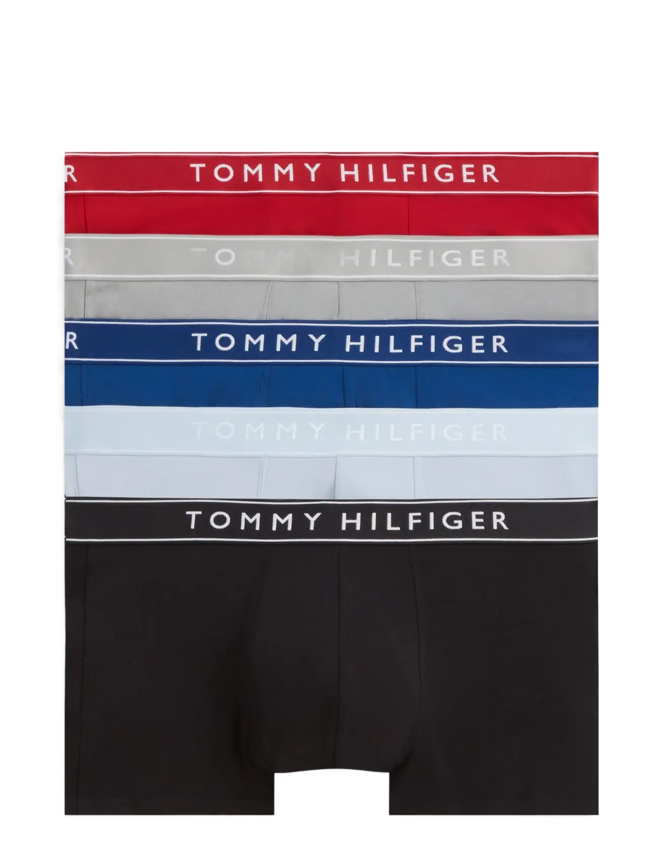 Tommy Hilfiger - 5P TRUNK - multipakk aluspüksid - sky blu med red op blu blk anti slv - 1