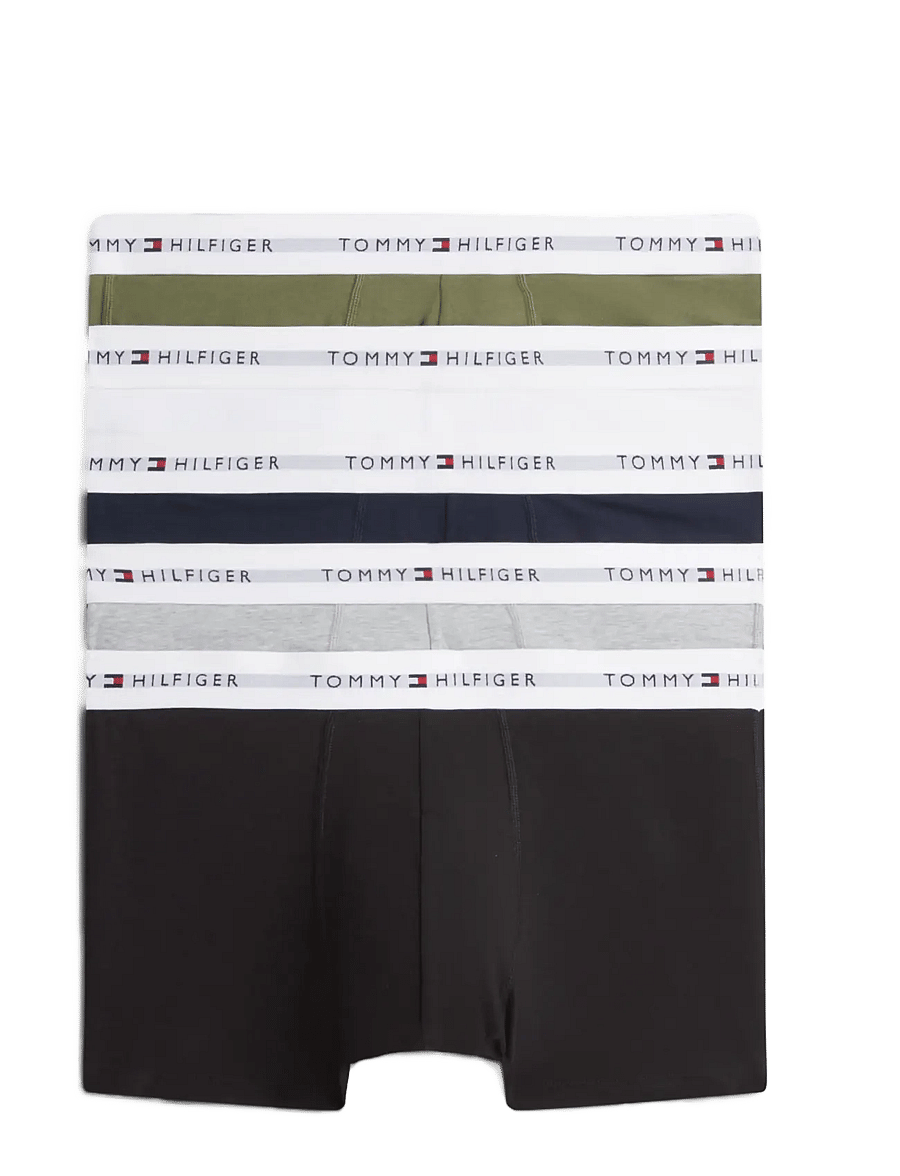 Tommy Hilfiger - 5P TRUNK - majtki w wielopaku - ut ol lt gr hth blk wht crb nv - 1
