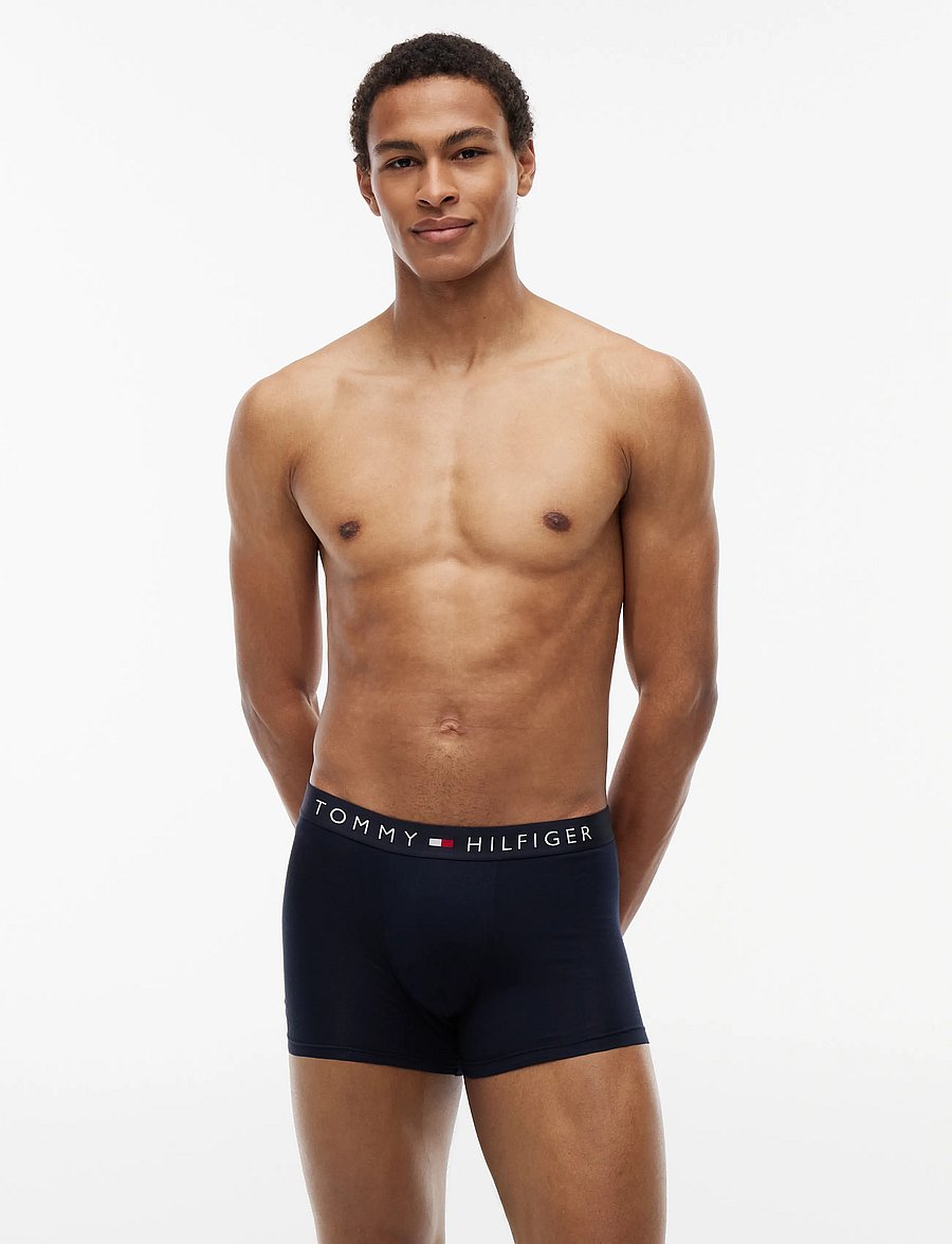 Tommy Hilfiger - 3P TRUNK WB - unterhosen im multipack - grey htr white desert sky - 5