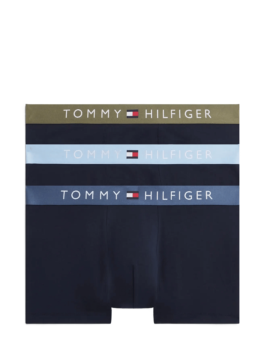 Tommy Hilfiger - 3P TRUNK WB - multipakk aluspüksid - nb util olive chamb blue aeg sea - 1