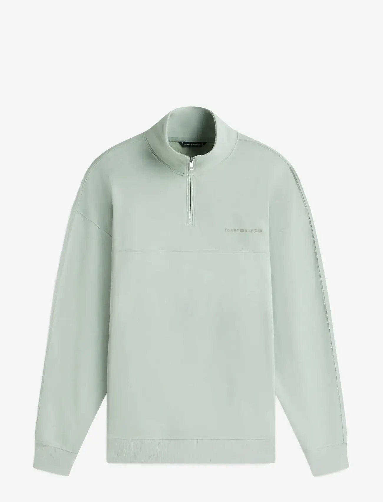 Tommy Hilfiger - HALF ZIP - sweatshirts - minty grey - 1