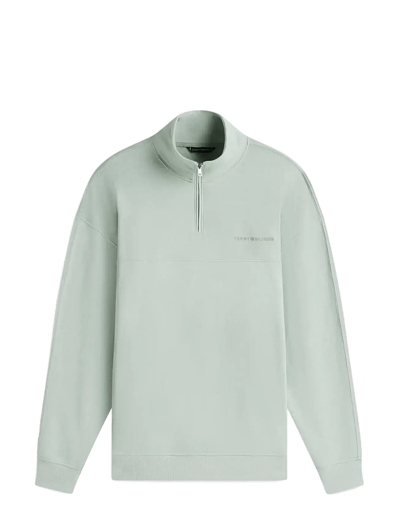 Tommy Hilfiger - HALF ZIP - sweatshirts - minty grey - 1