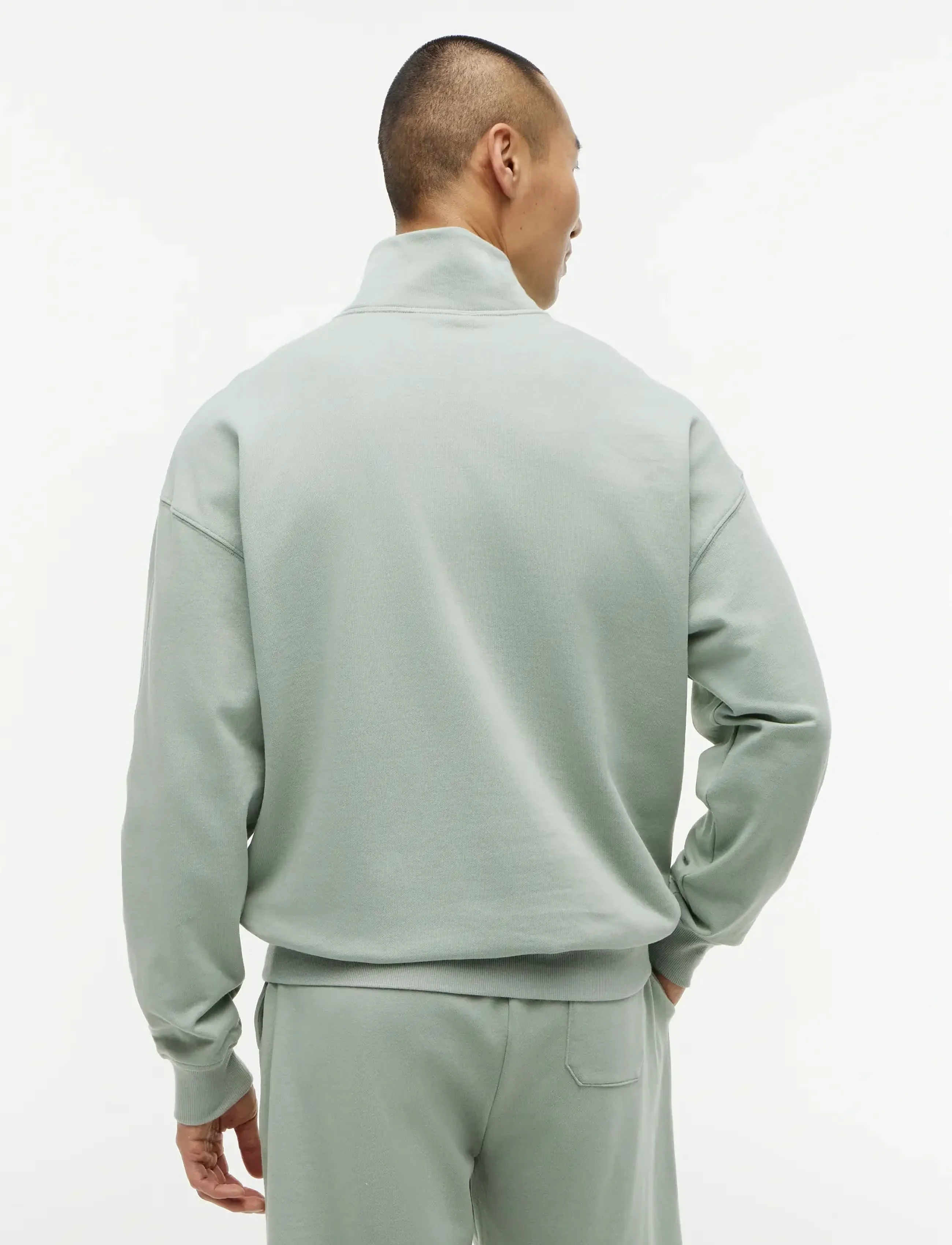 Tommy Hilfiger - HALF ZIP - sweatshirts - minty grey - 2