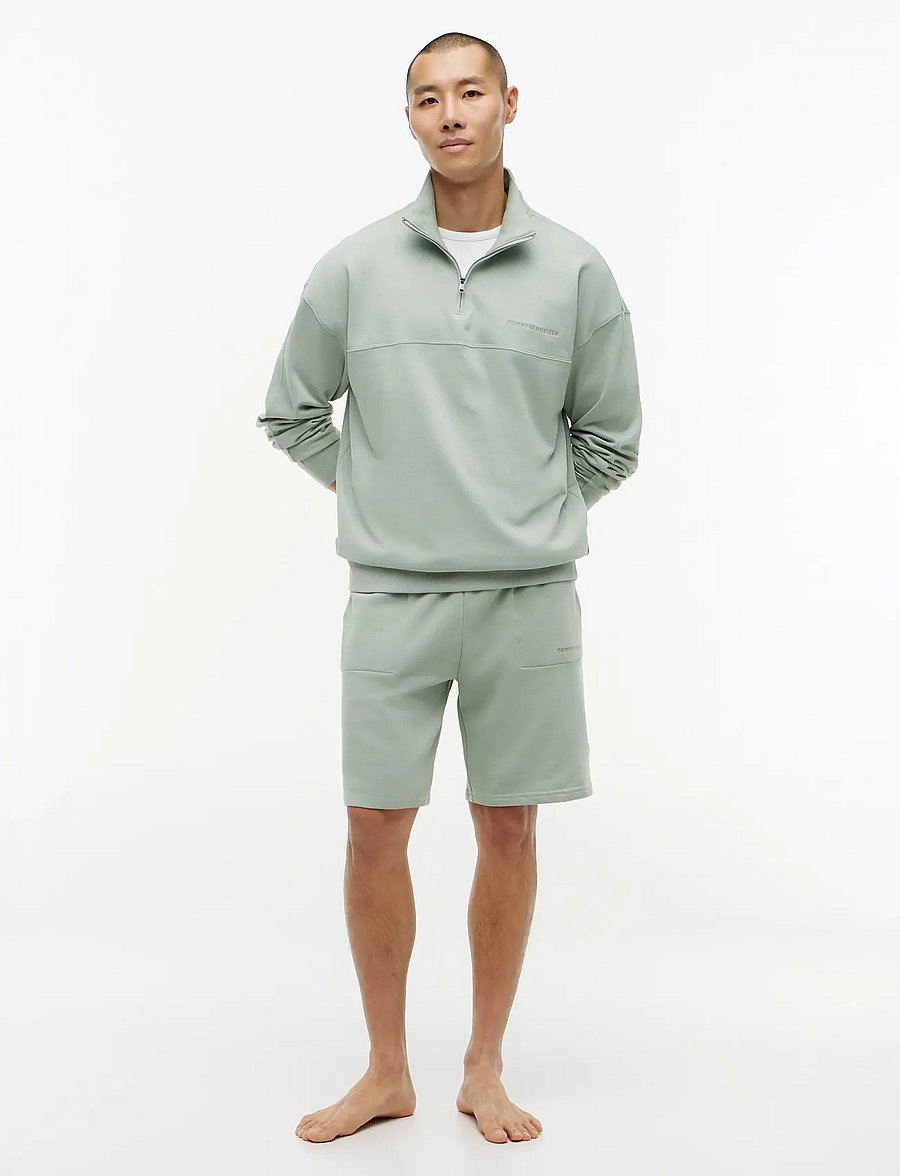 Tommy Hilfiger - HALF ZIP - truien - minty grey - 4